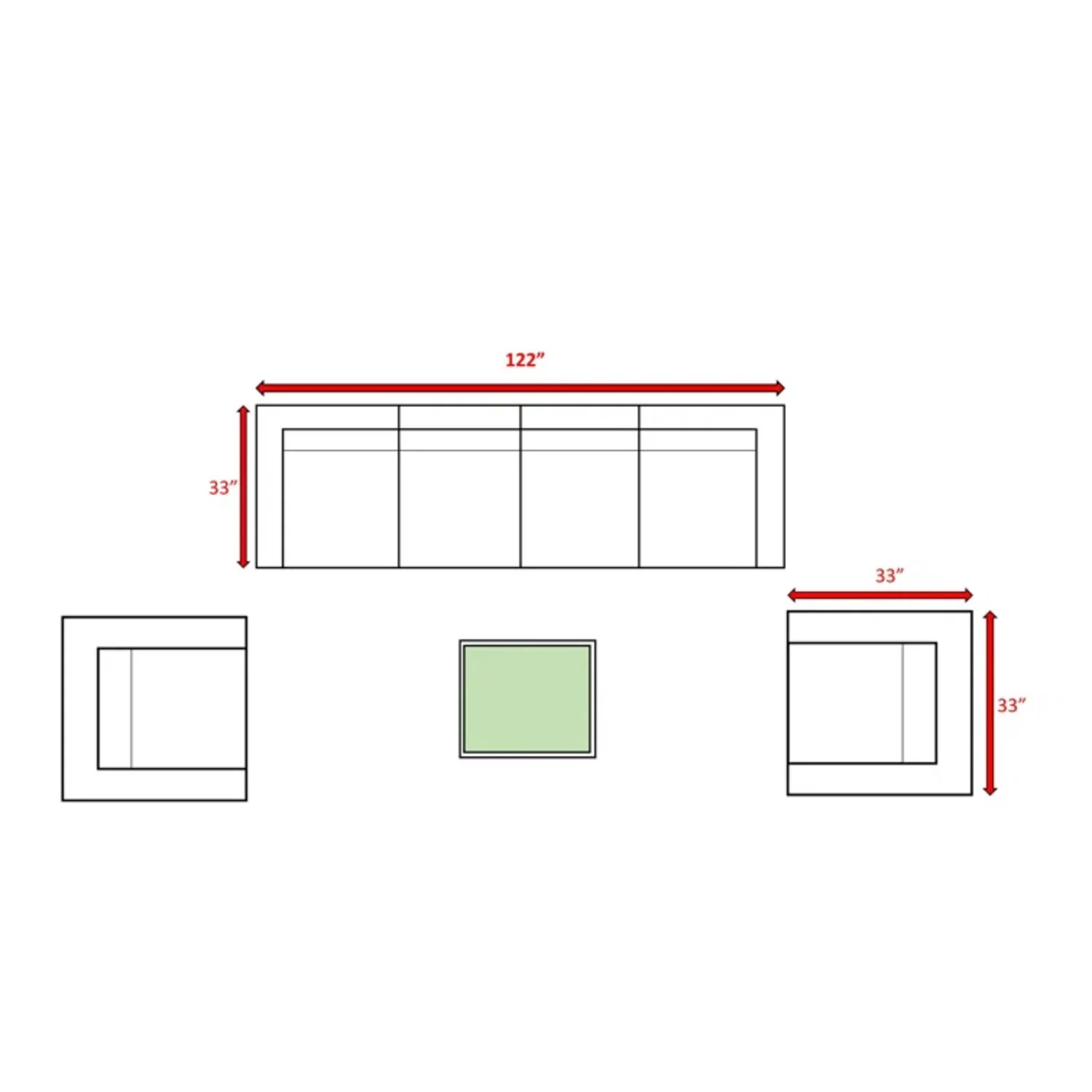 Stylish Entertainment Sectional Set, Outdoor Living - Image 21