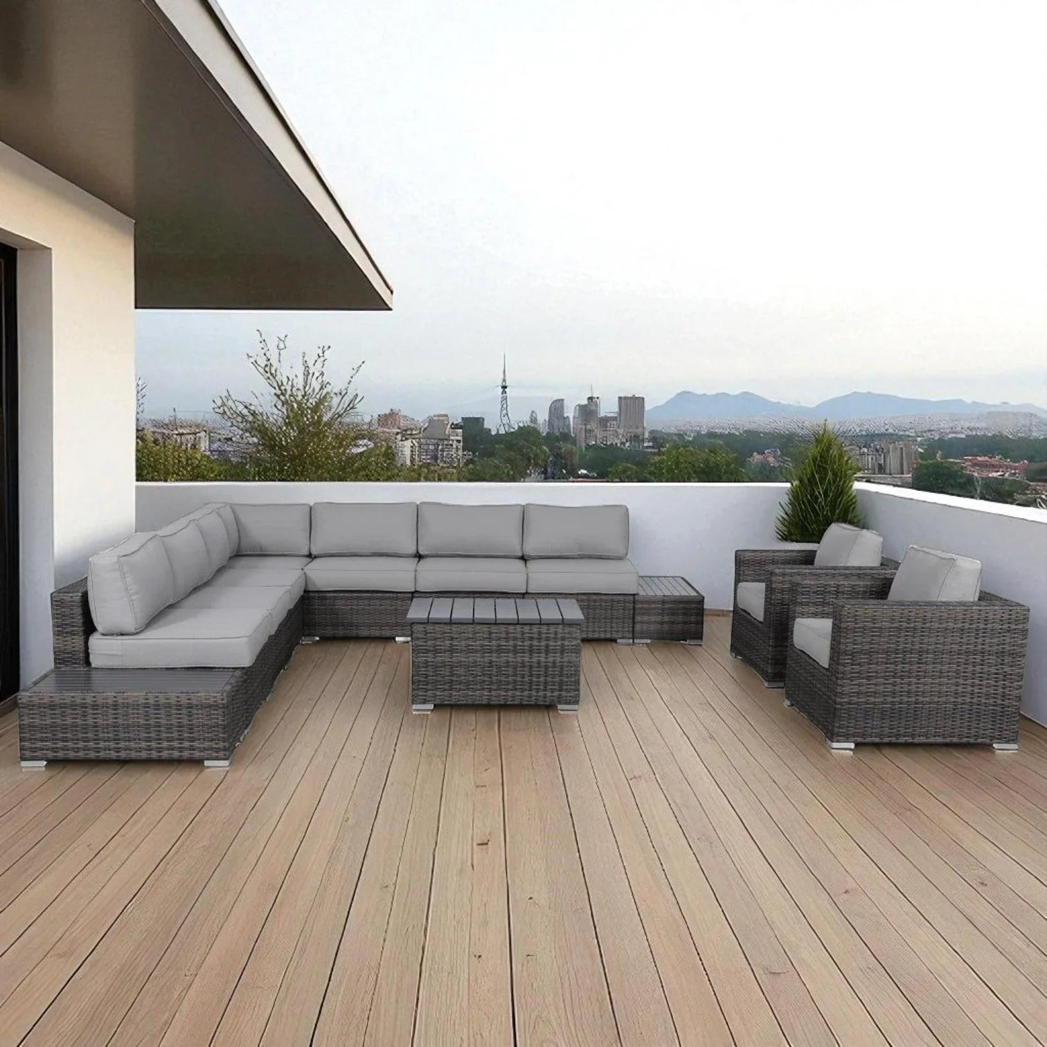 Stylish Entertainment Sectional Set, Outdoor Living - Image 51