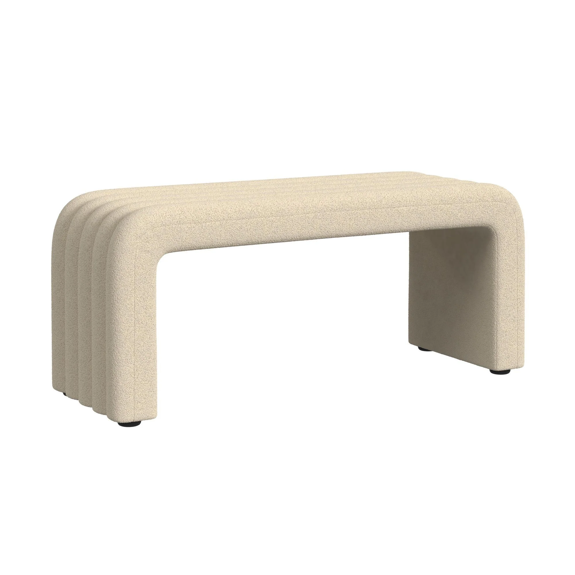 Seqouia - Bench With 2 Stools - Cream - Image 9