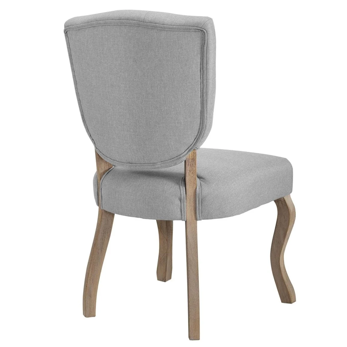 Set of 2 Button Tufted Velvet Vintage French Dining Side Chairs - Image 14