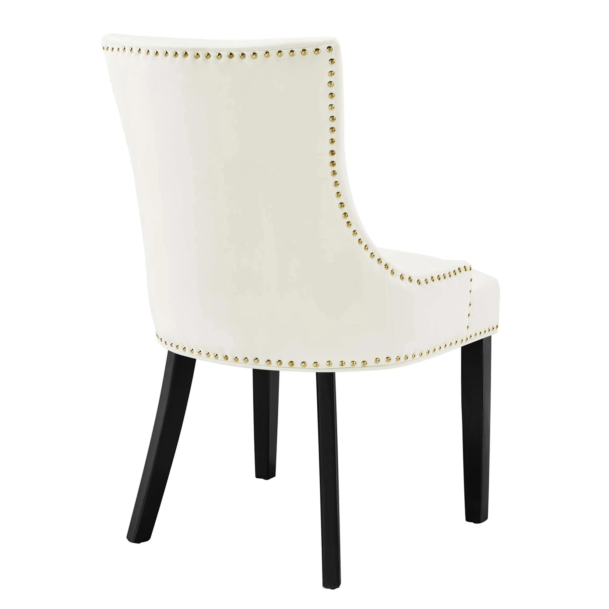 Set of 2 Hourglass Performance Velvet Dining Chairs with Nailhead Trim - Image 54