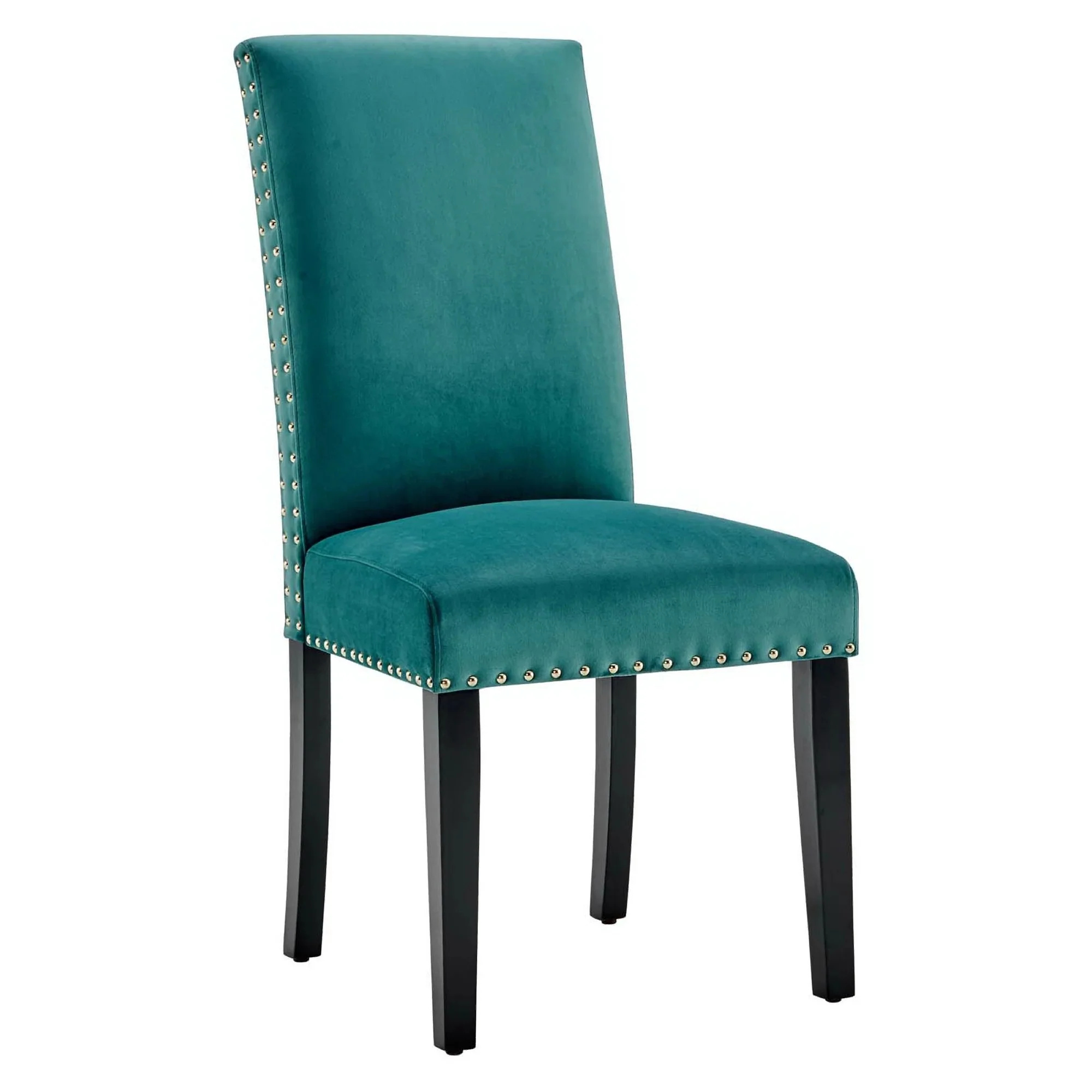 Set of 2 Performance Velvet Dining Side Chairs with Nailhead Trim - Image 23