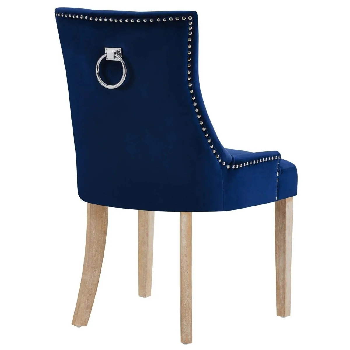 Set of 2 Tufted Performance Velvet Dining Chairs with Nailhead Trim and Back Ring - Image 20