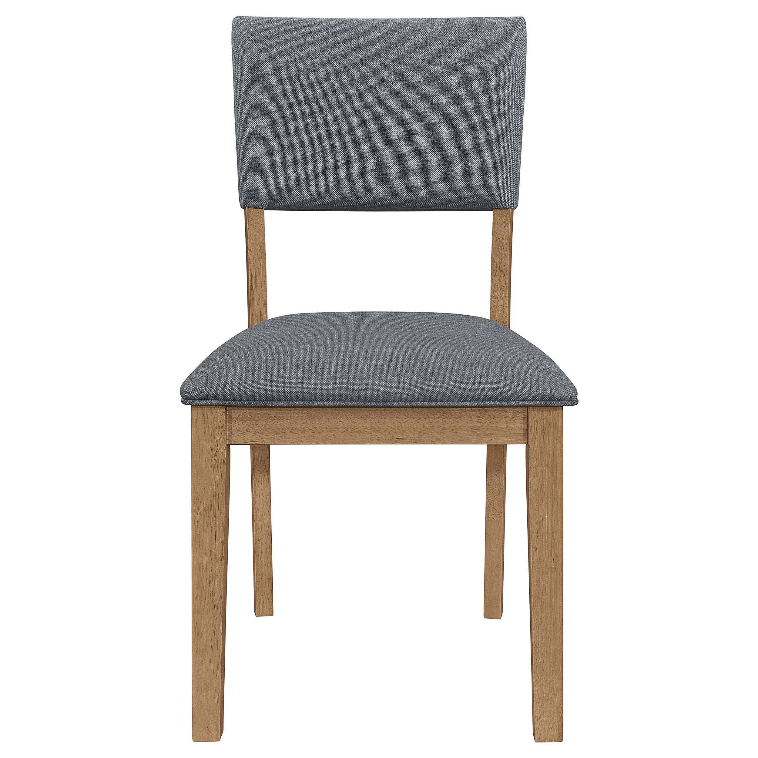 Sharon Fabric Upholstered Dining Side Chair, Brown (Set of 2) - Image 3