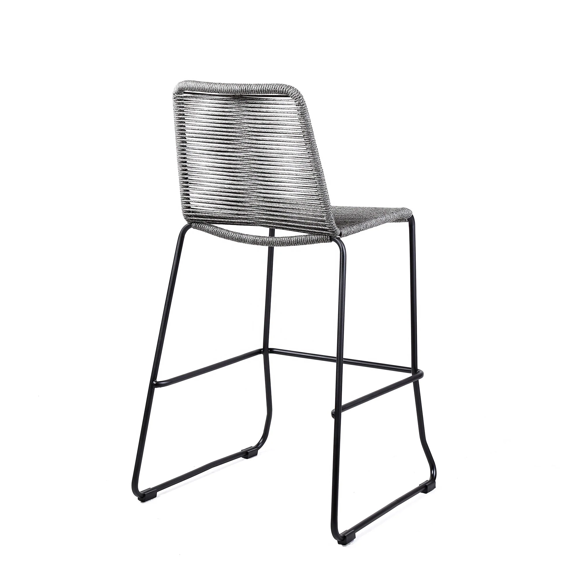 Shasta - Outdoor Metal And Rope Stackable Stool (Set of 2) - Image 21