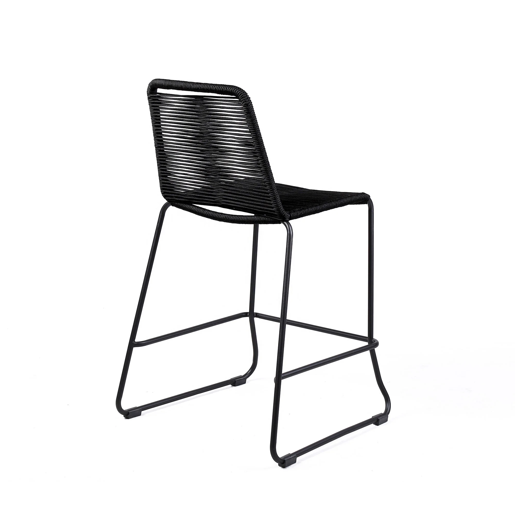 Shasta - Outdoor Metal And Rope Stackable Stool (Set of 2) - Image 22