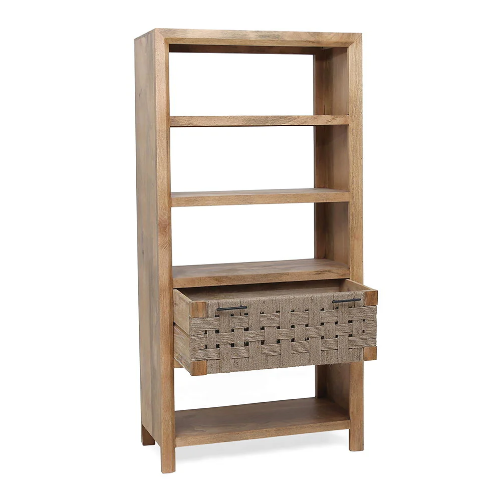 Shelf With Drawer - Beige Brown - Image 6