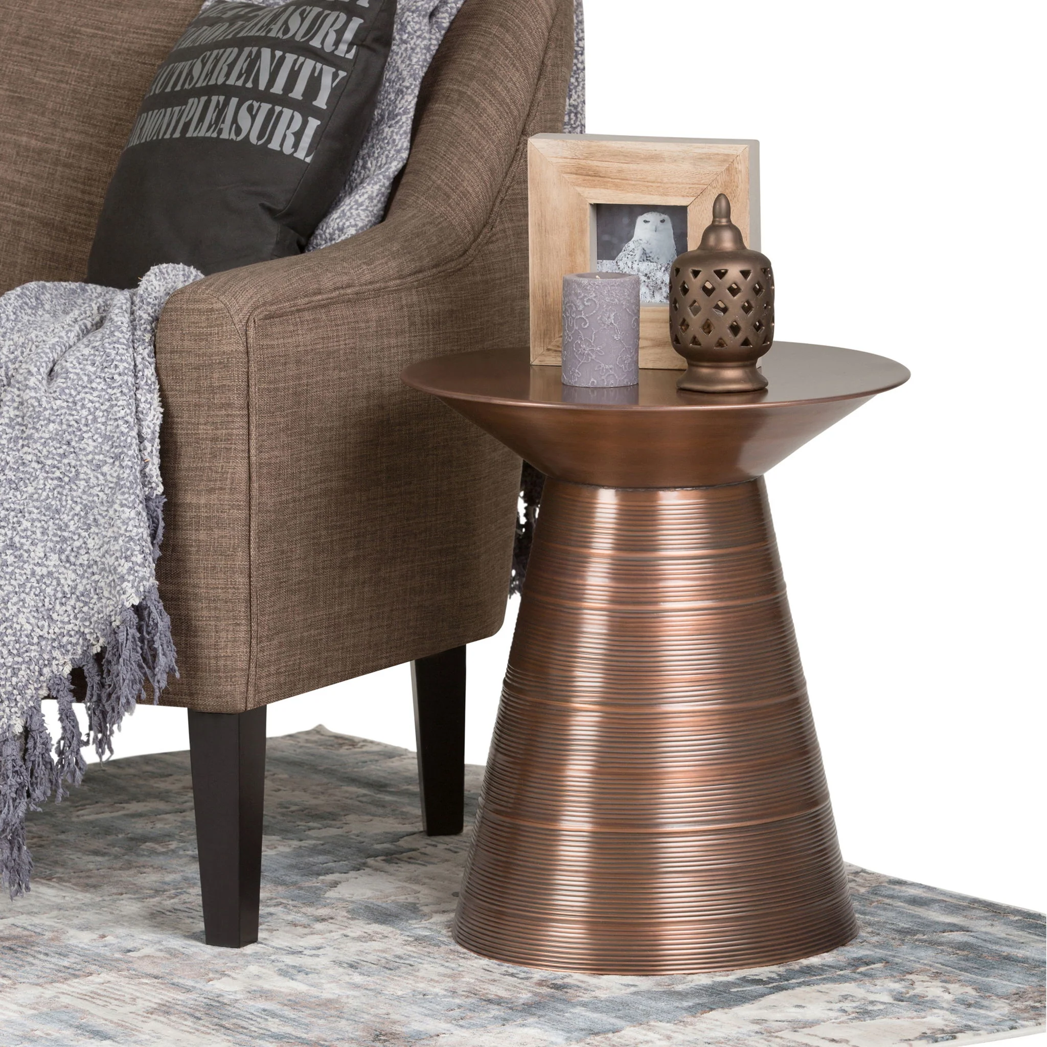 Sheridan - Handcrafted Metal Accent Table - Image 6