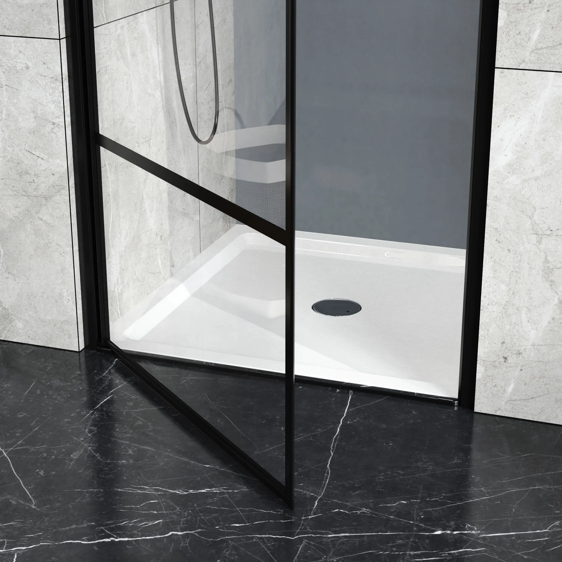 Shower Base With Centered Drain - Image 6