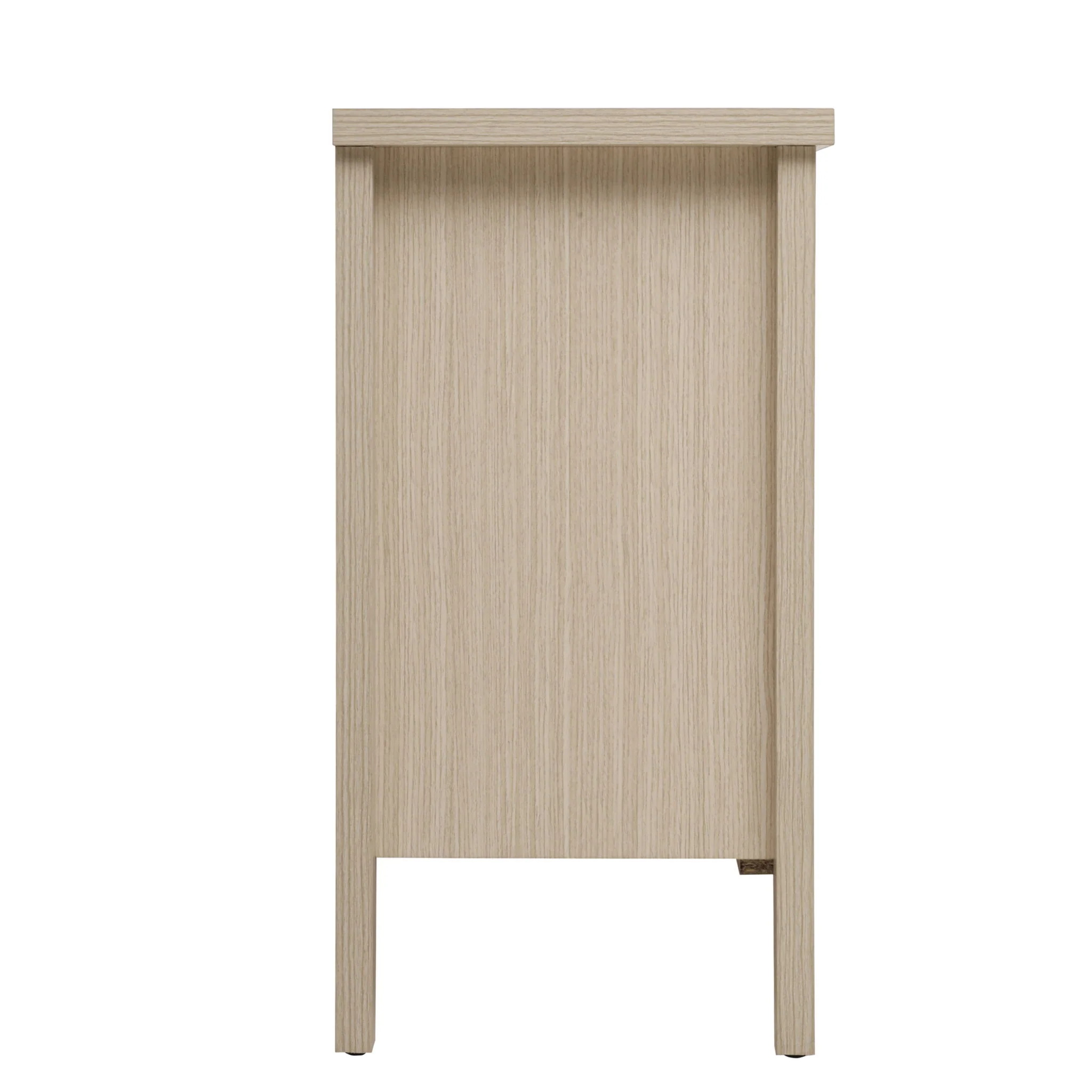 Sideboard Buffet Cabinet Carved 4 Door Storage 58in x 32in - Image 6