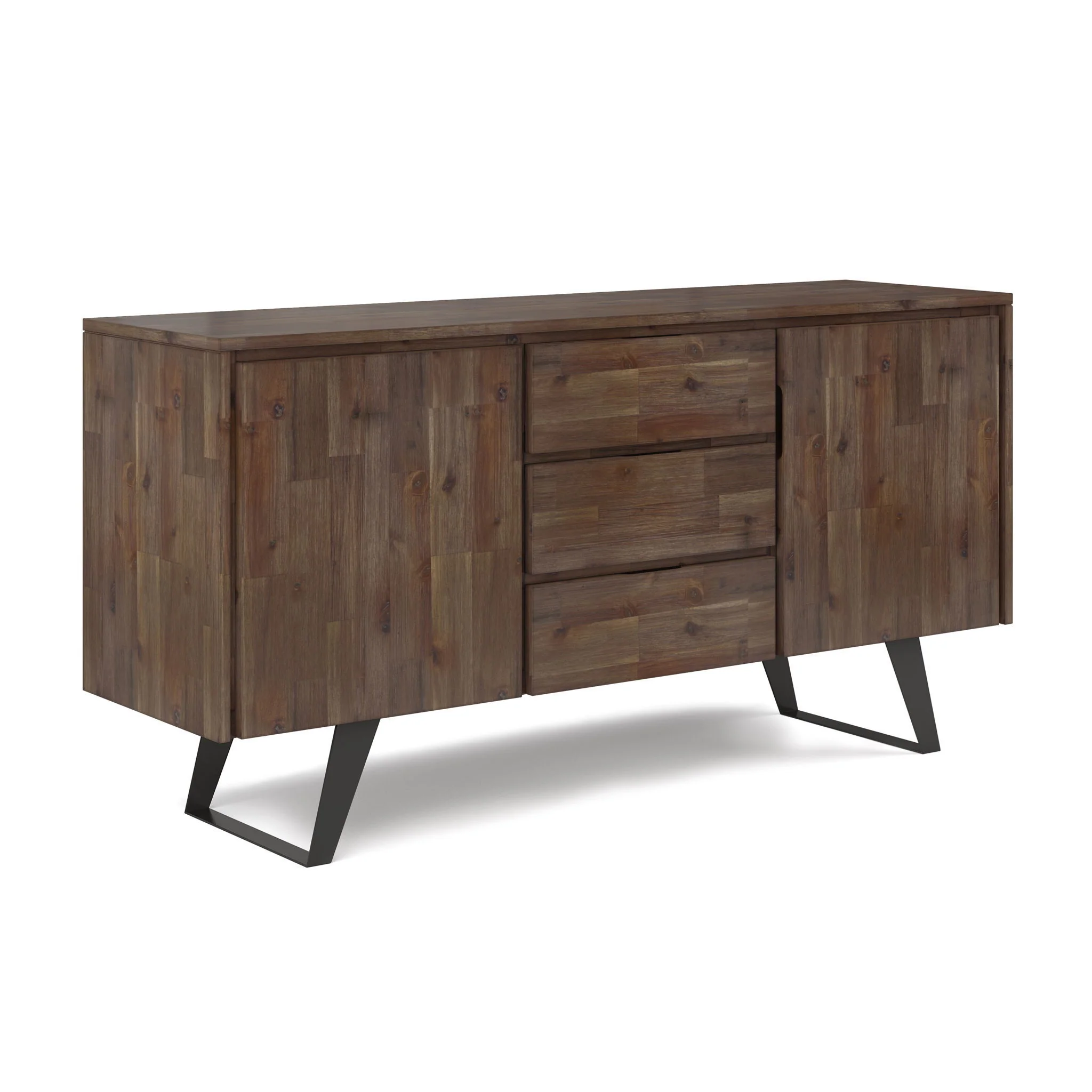 Sideboard Buffet Dining Cabinet Industrial Wood Storage 60x30in - Image 27