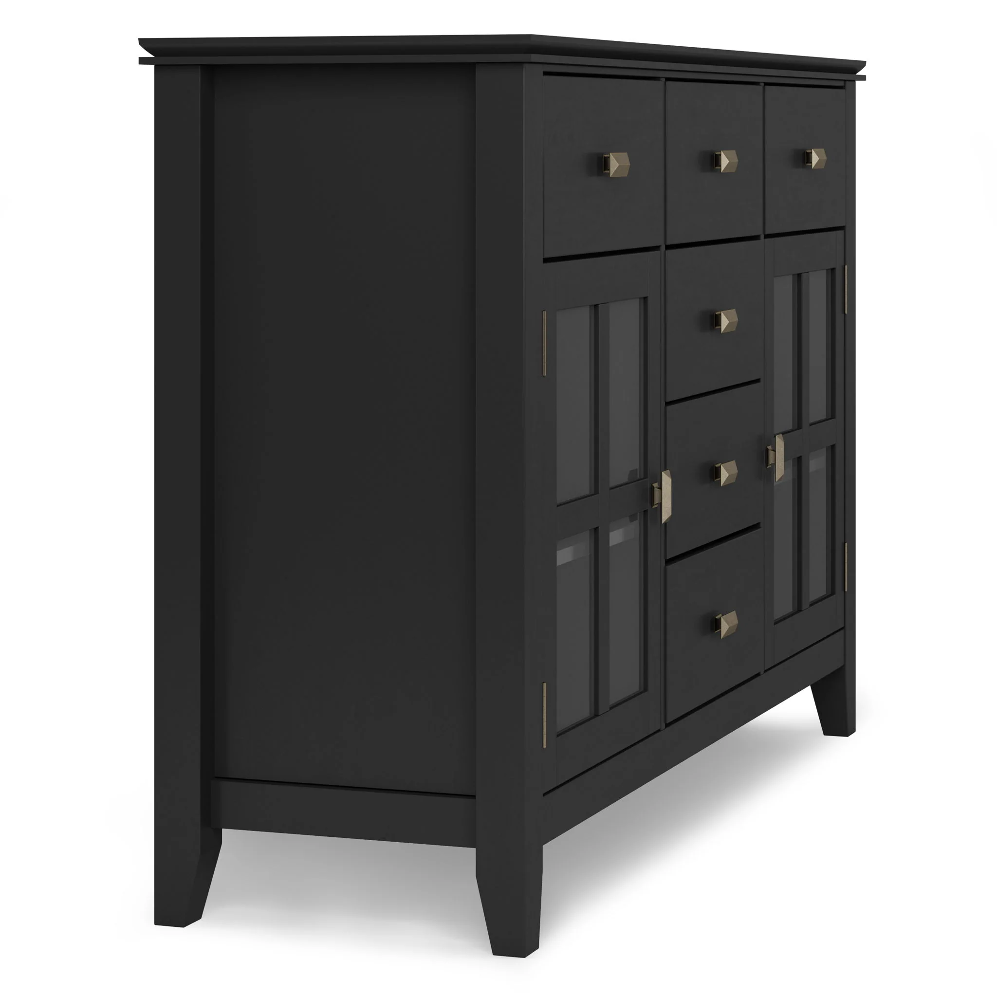 Sideboard Buffet Dining Room Cabinet Solid Wood Storage 54x36in - Image 15
