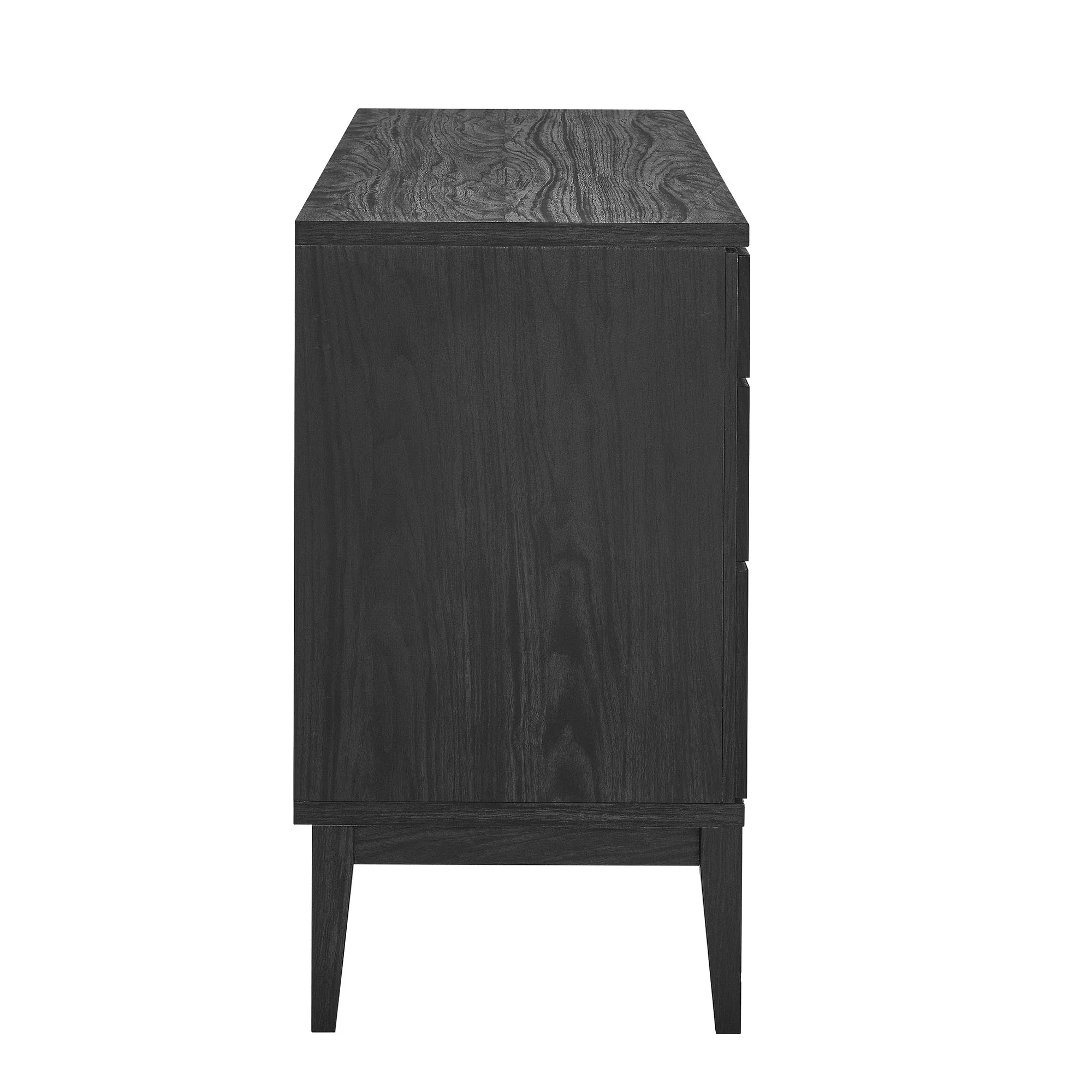 Sideboard Buffet Storage Credenza Cabinet Geometric Grid MDF 62 Inch - Image 6