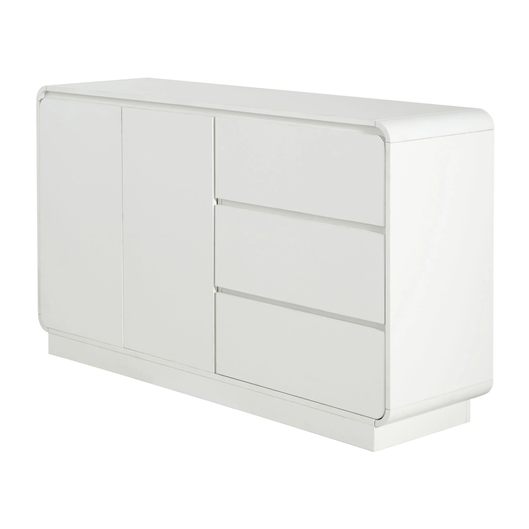 Sideboard, Wide Storage With 2 Doors And 3 Drawers - Image 7