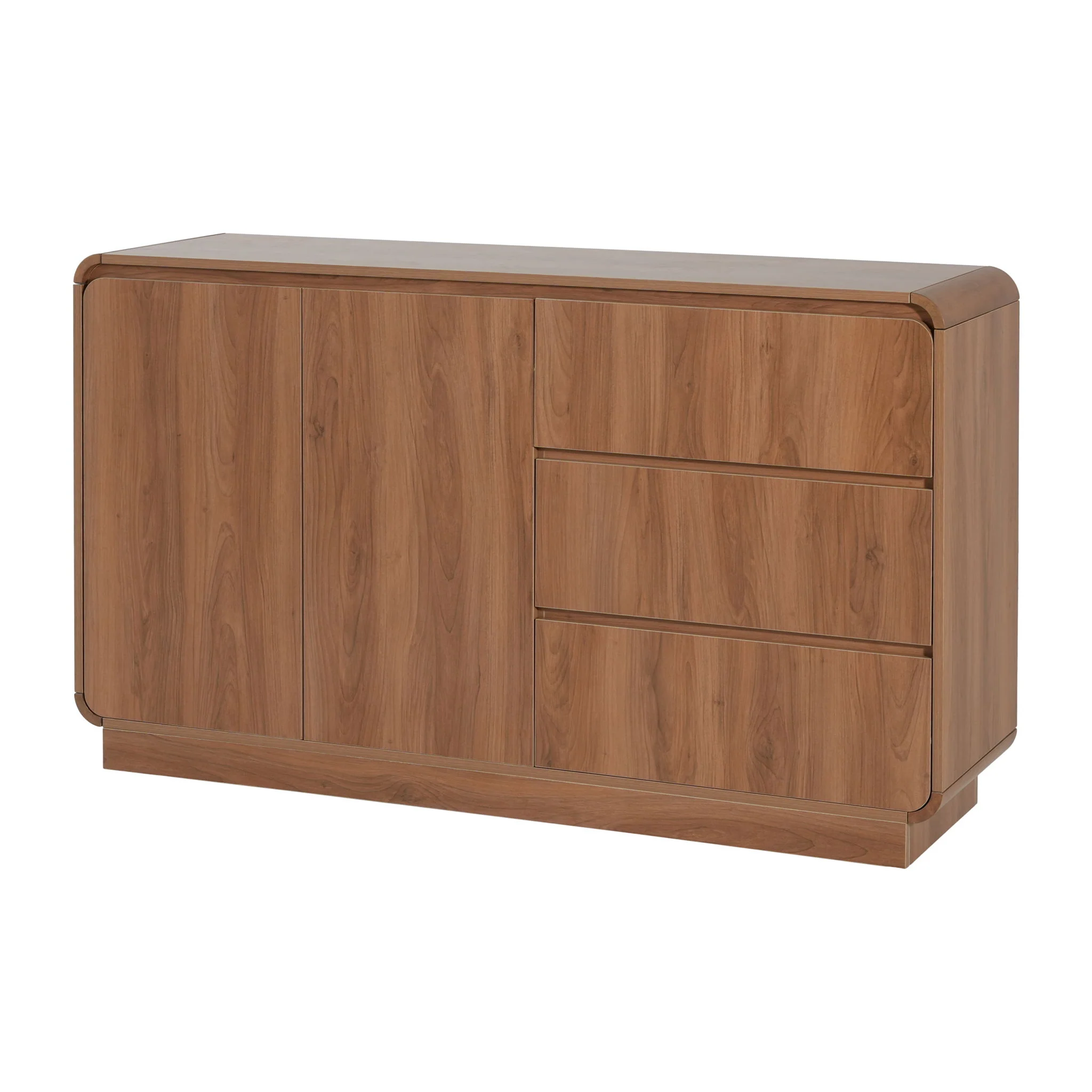 Sideboard, Wide Storage With 2 Doors And 3 Drawers - Image 9