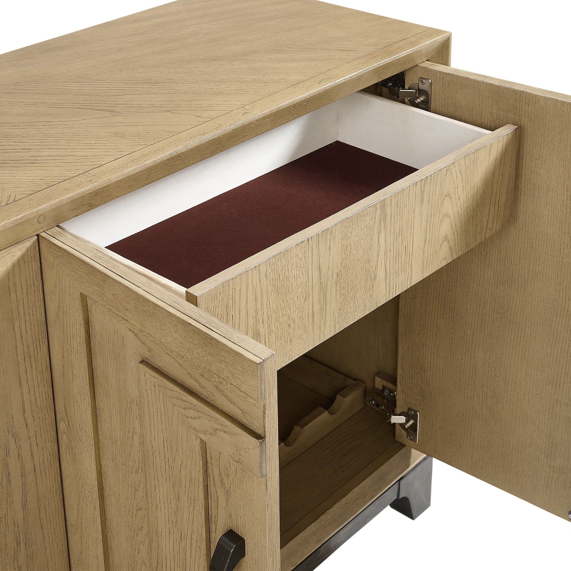 Sideboard With Ample Storage - Brown - Image 7