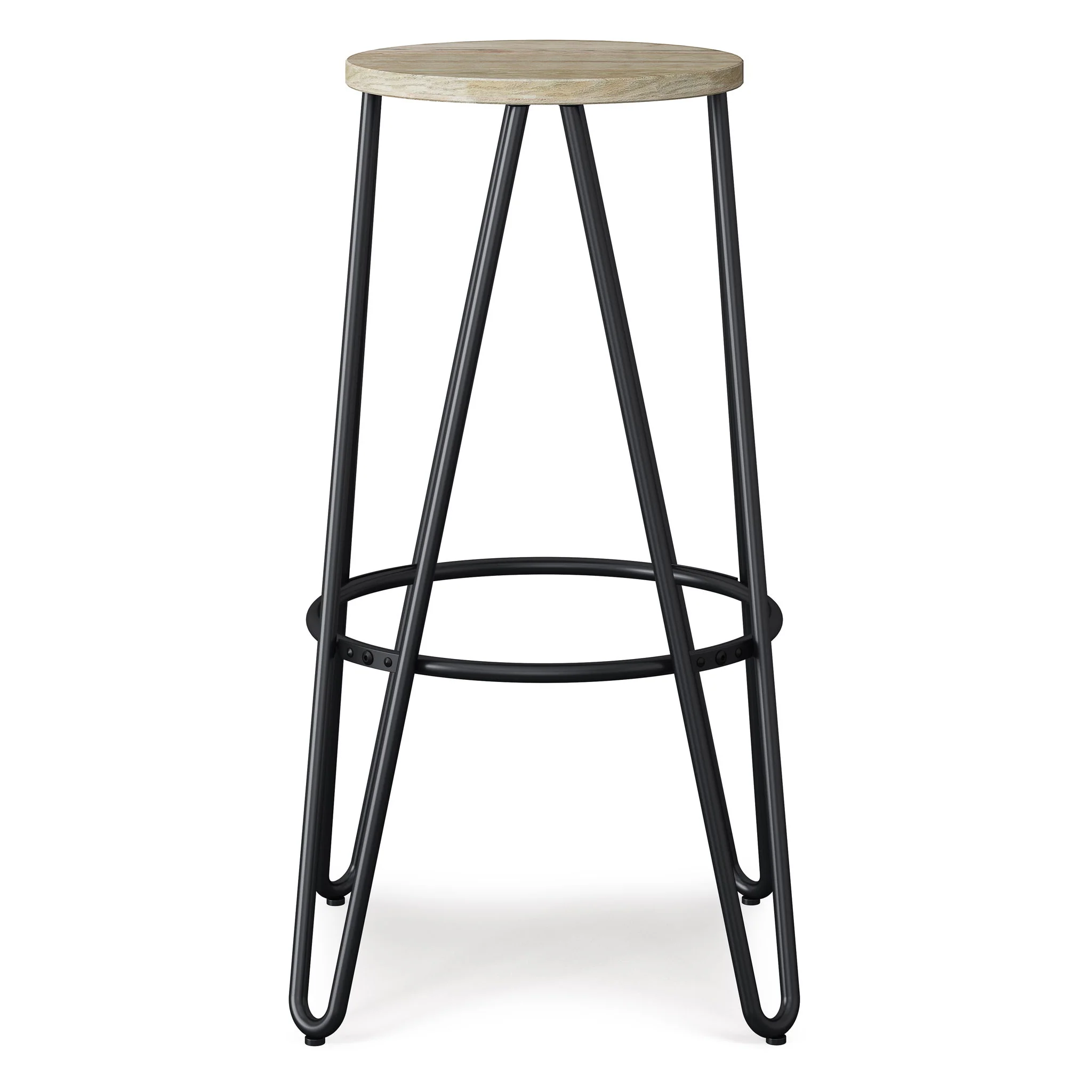 Simeon - Multifunctional Metal Stool With Wood Seat - Image 14