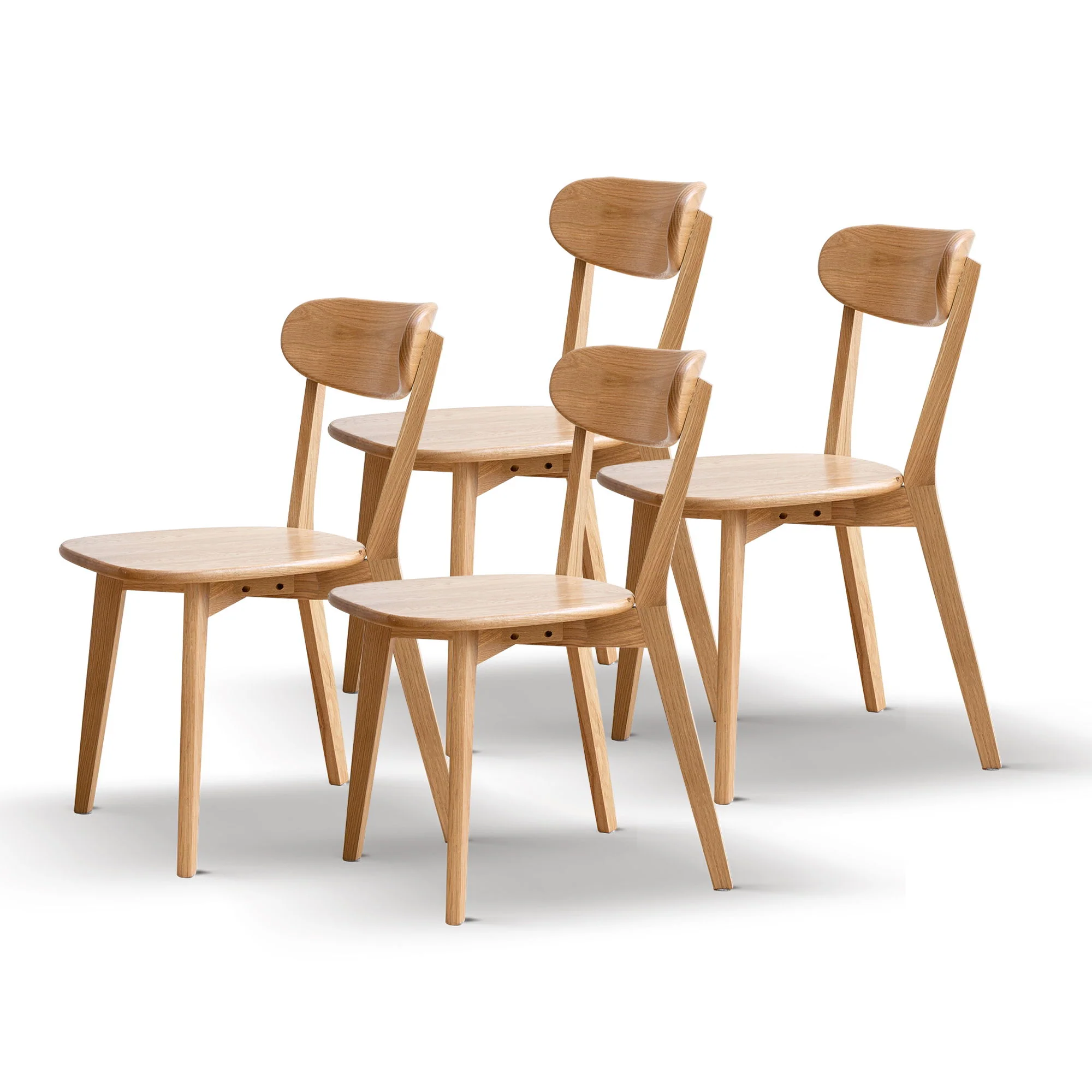 Simple Dining Chair, Solid Chair Table For Living Room Chair - Image 2