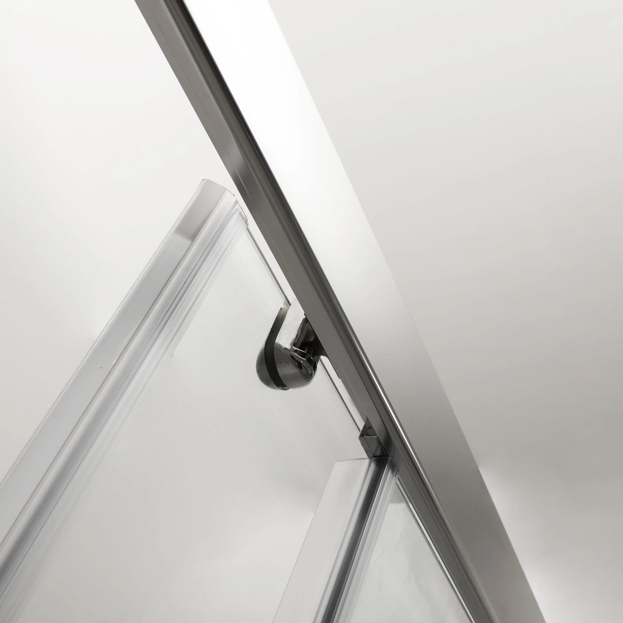 Single Sliding Bypass Shower Door, Tempered Glass Enclosure - Image 13