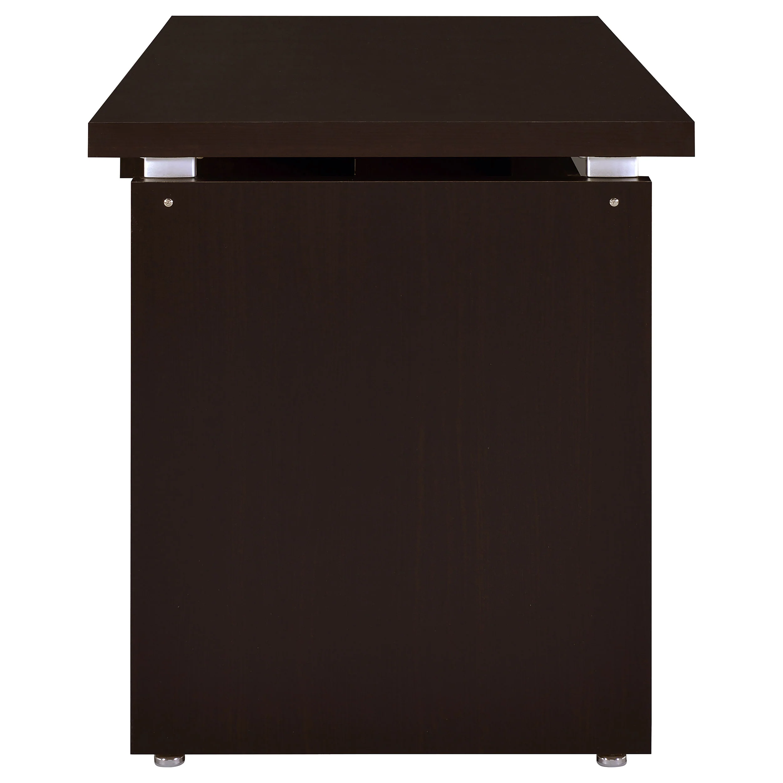 Skylar 55-Inch Computer Desk with Keyboard Drawer, Cappuccino - Image 6