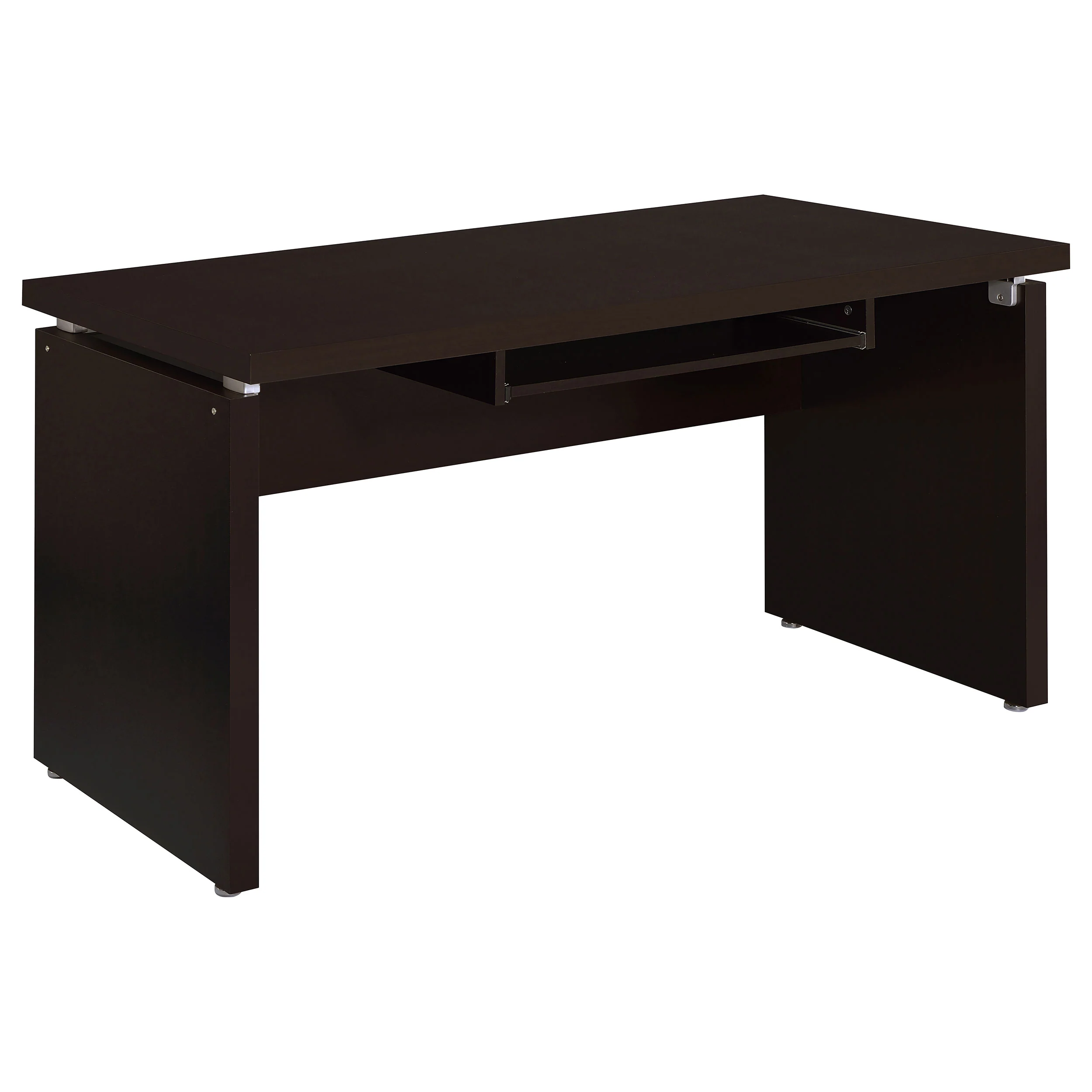 Skylar L-Shape Desk with Mobile File Cabinet, Cappuccino - Image 5