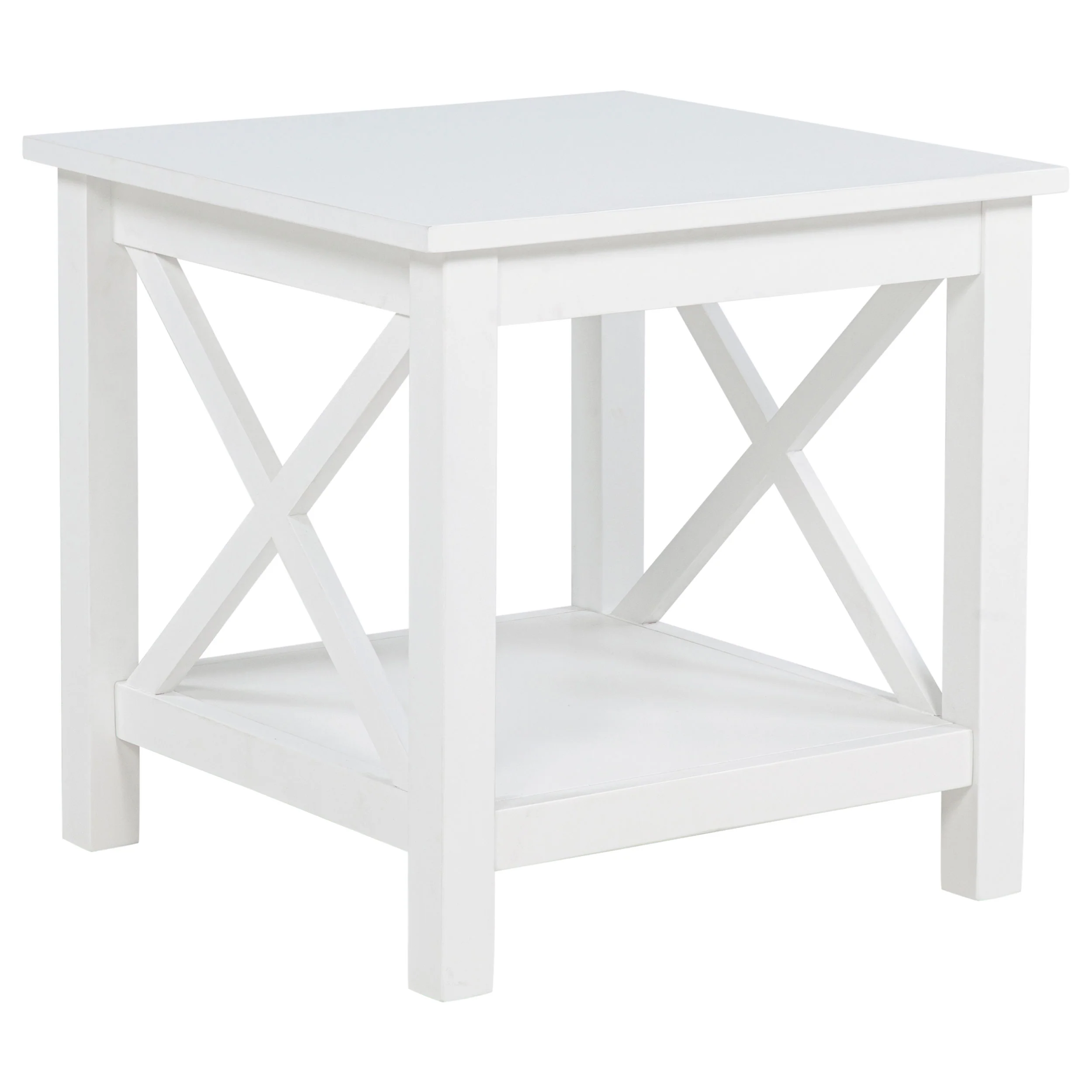 Skyview 2-Piece Rectangular Lift Top Coffee Table Set White - Image 4