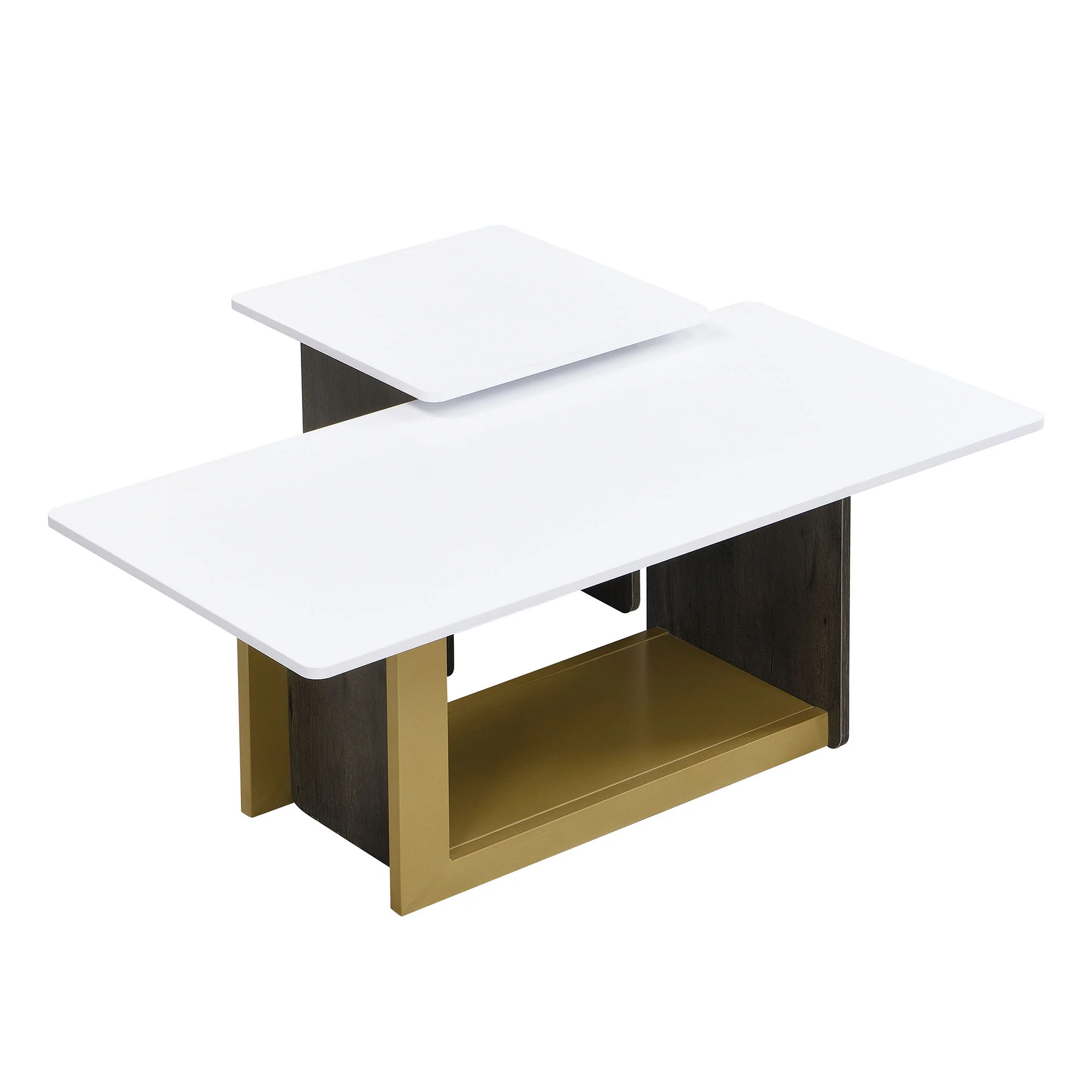 Small Square Coffee Table With End Table (Set of 2) - Image 2