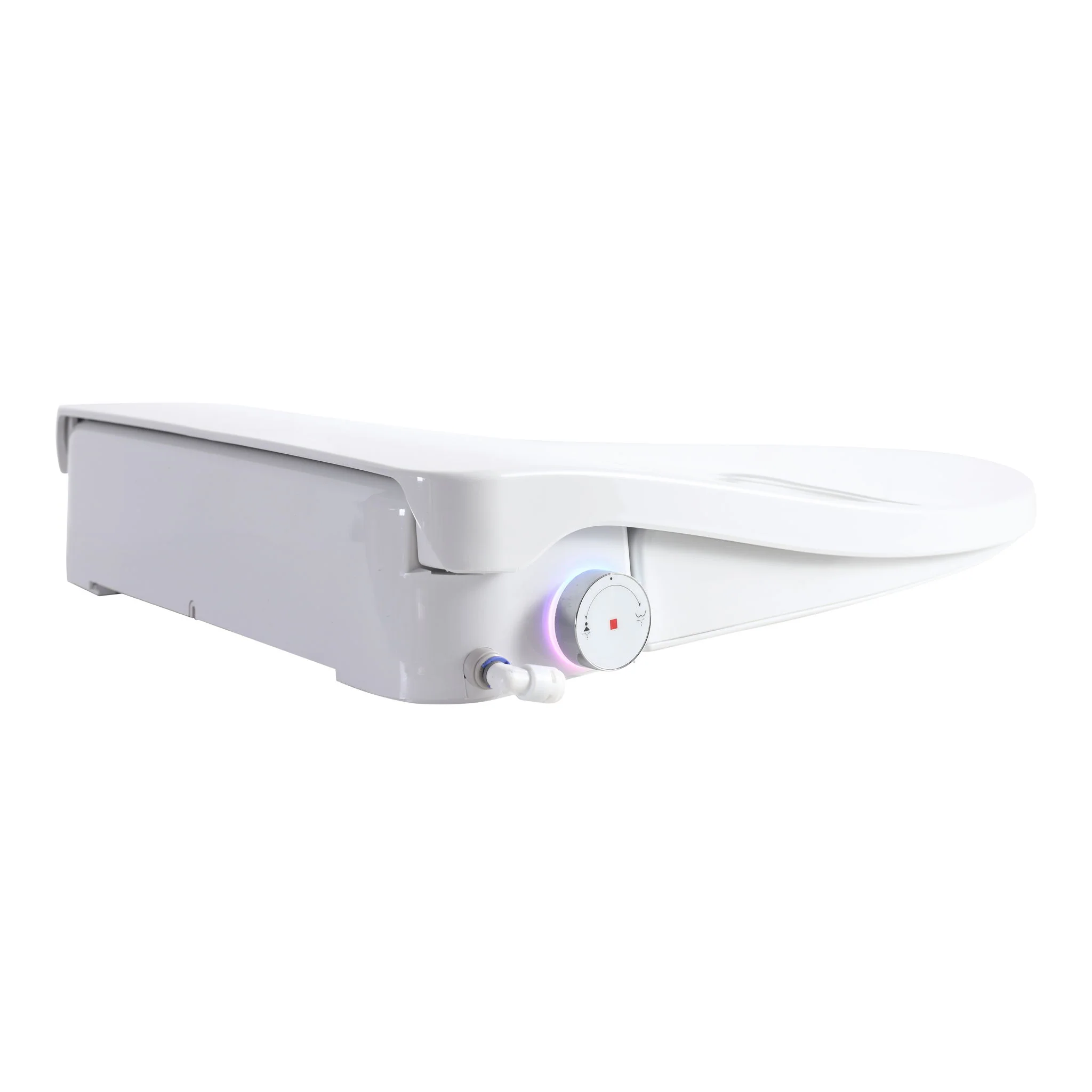 Smart Bidet Toilet Seat With Side Knob Adjustable Heated Seat With Water Temperature And Pressure Adjustment Portable Bidet - White - Image 4