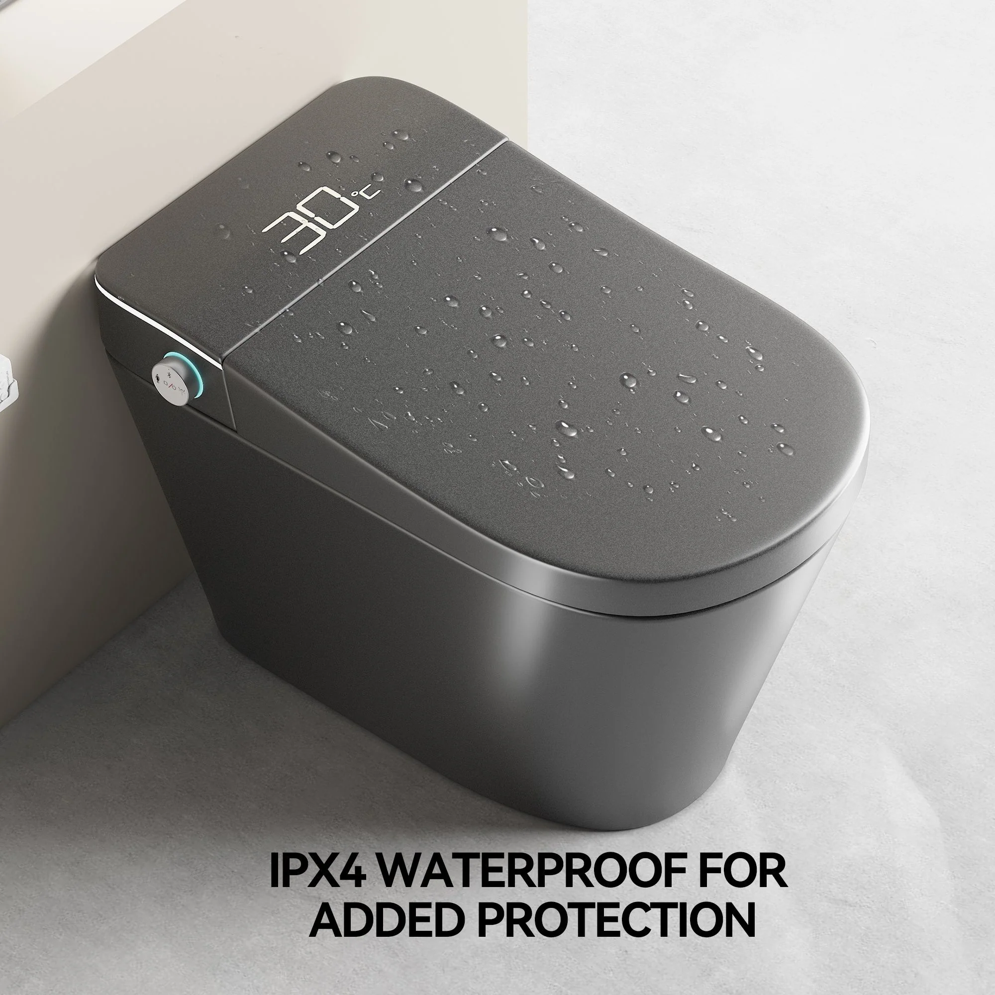 Smart Bidet Toilet With Auto Open / Close Seat, Warm Water Wash, Heated Seat, And Wireless Remote Control - Image 15