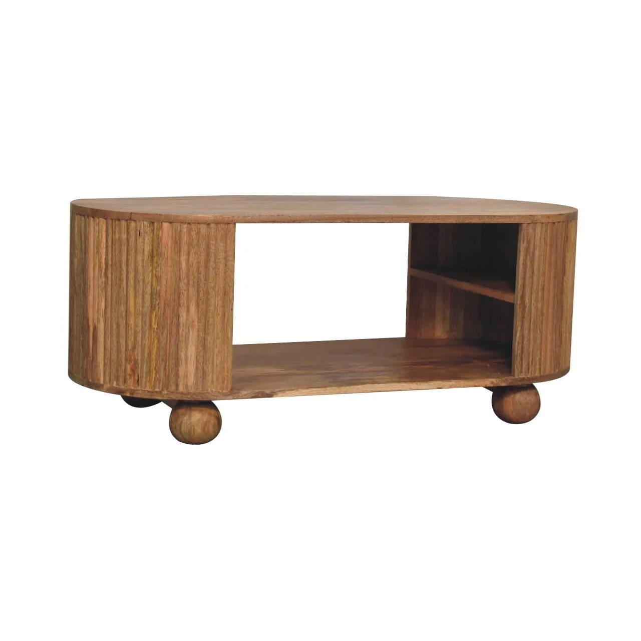Soba - Ball Open Coffee Table - Oak - Image 4