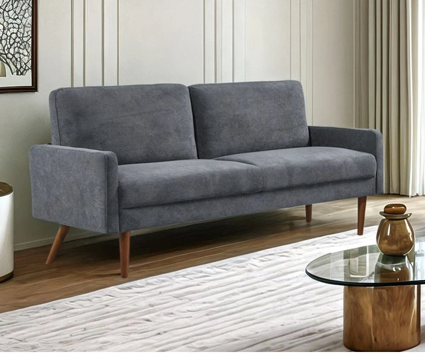 Sofa, European Style With Sleek Design, Modern & Vintage Flair, Upholstered 3 Seater Couch - Image 3