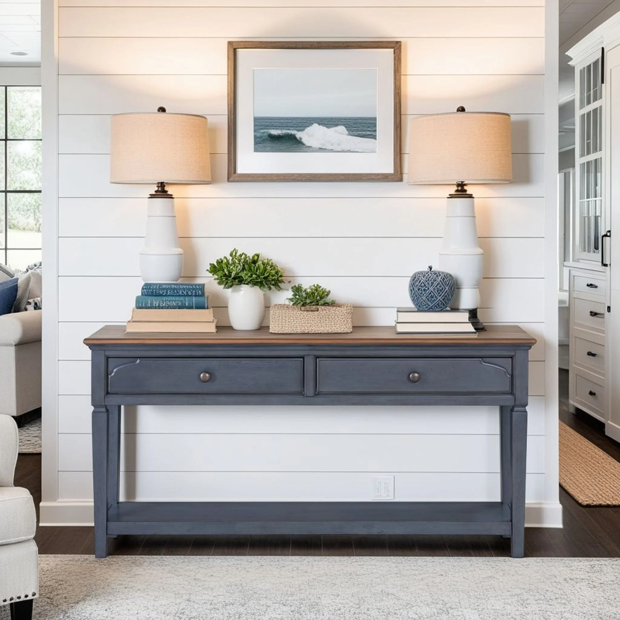 Sofa Table - Blue - Image 5