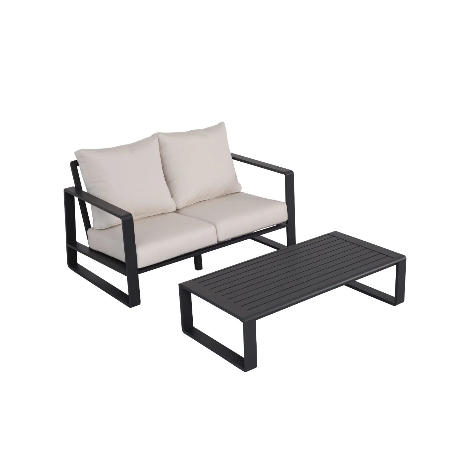 Sofa With Rectangular Coffee Table - Image 7