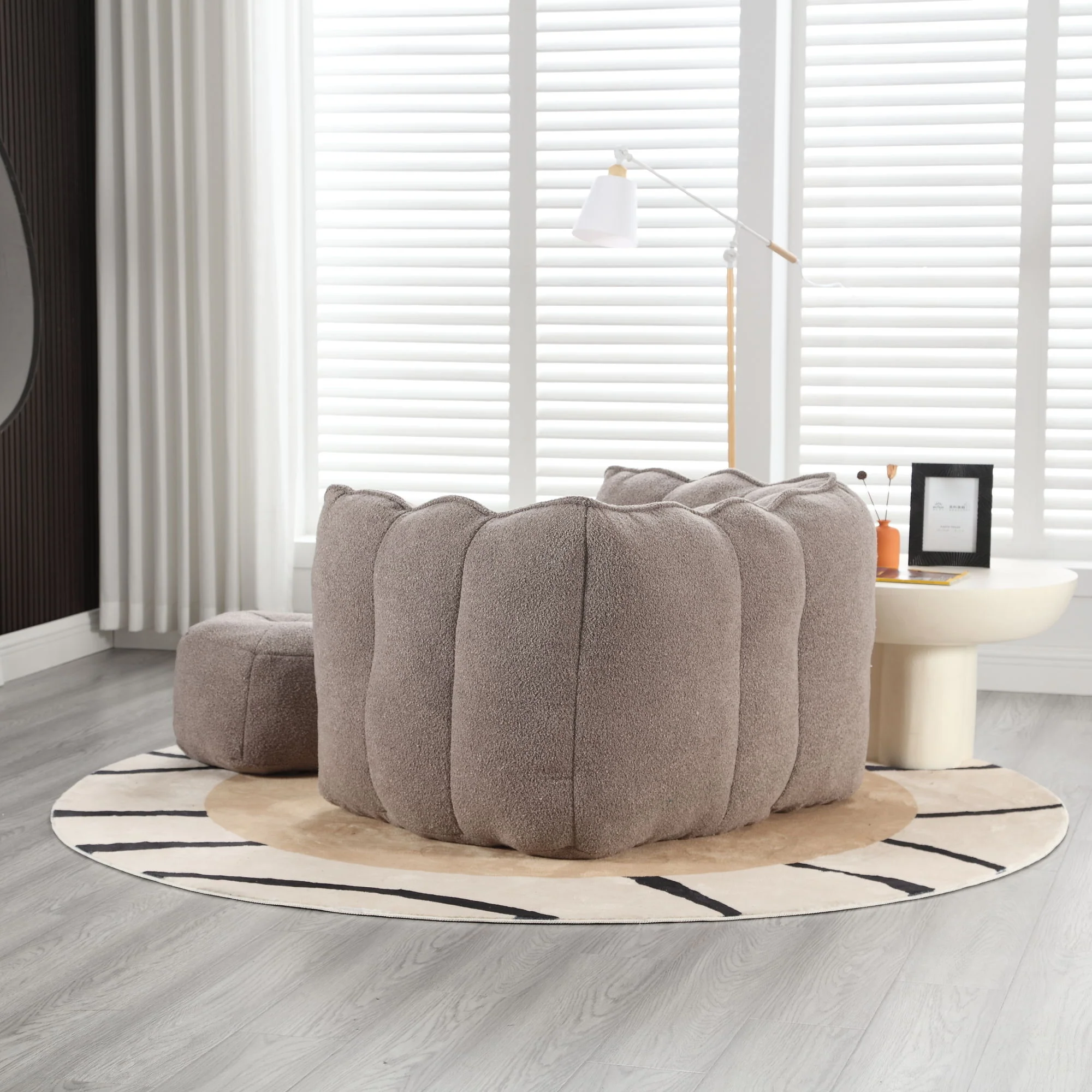 Soft Bean Bag Chair With High Resilient Foam - Image 63