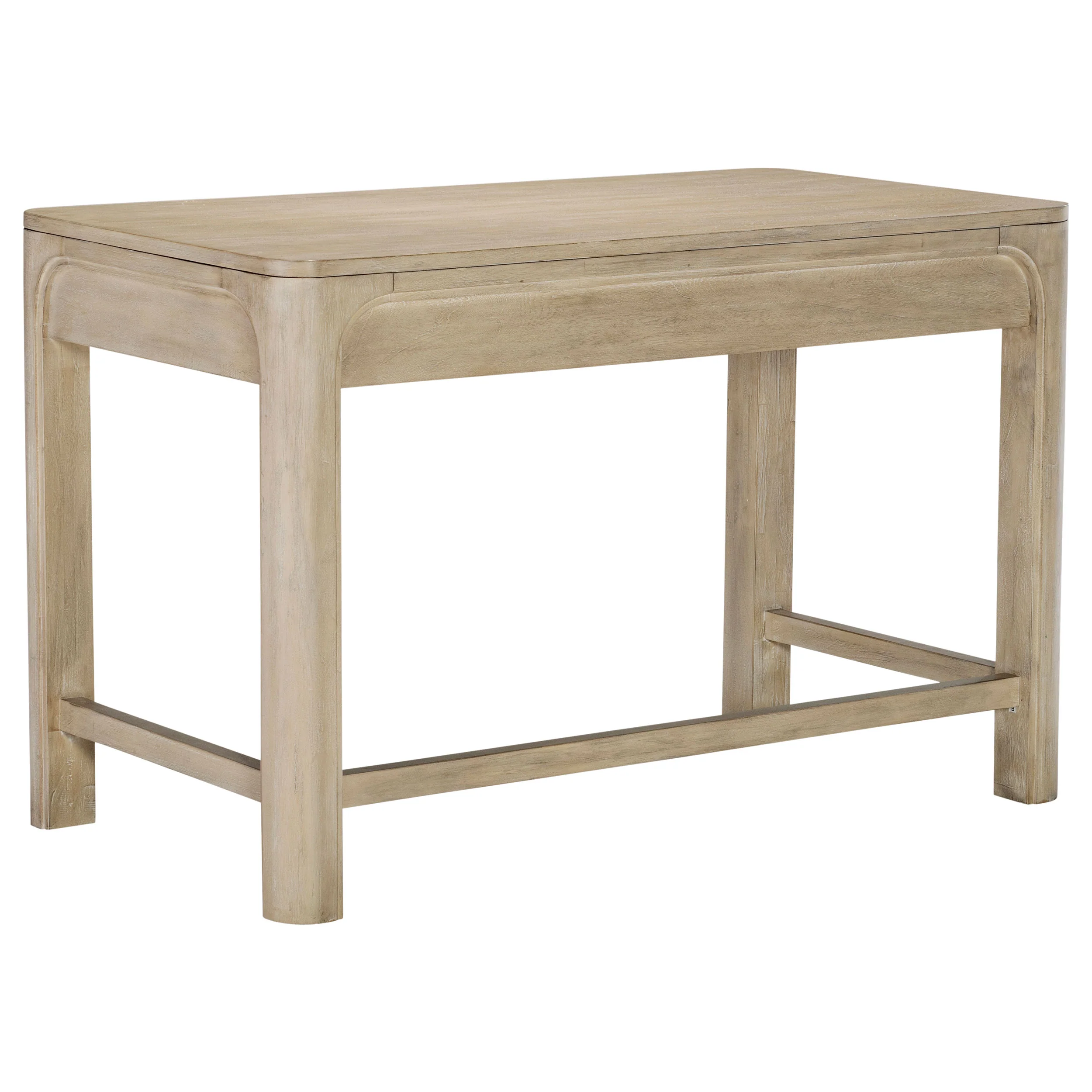 Solano 2-Drawer Makeup Table Vanity Desk Weathered Mango - Image 6