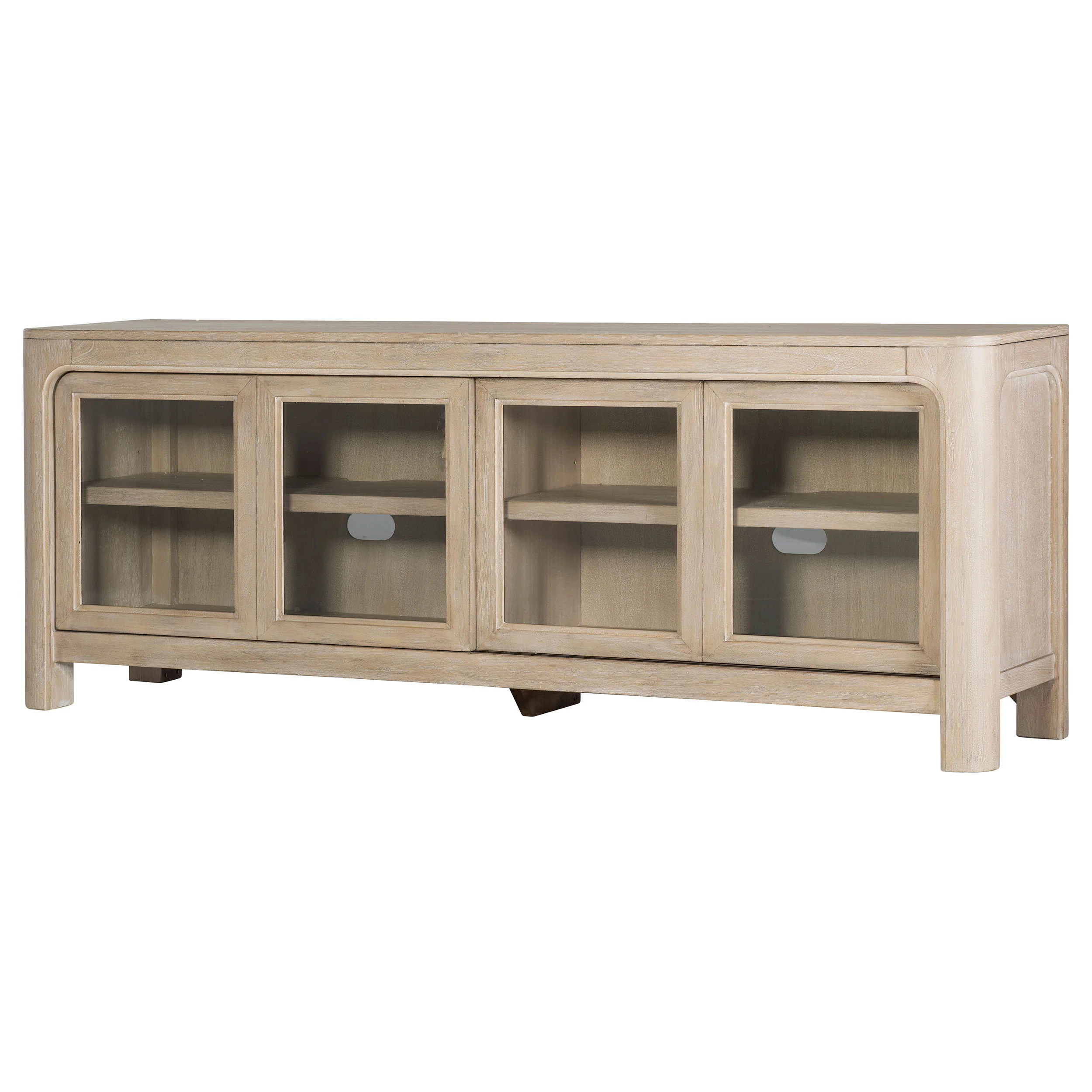 Solano 71-inch 2-Door TV Stand Media Console Weathered Mango - Image 6