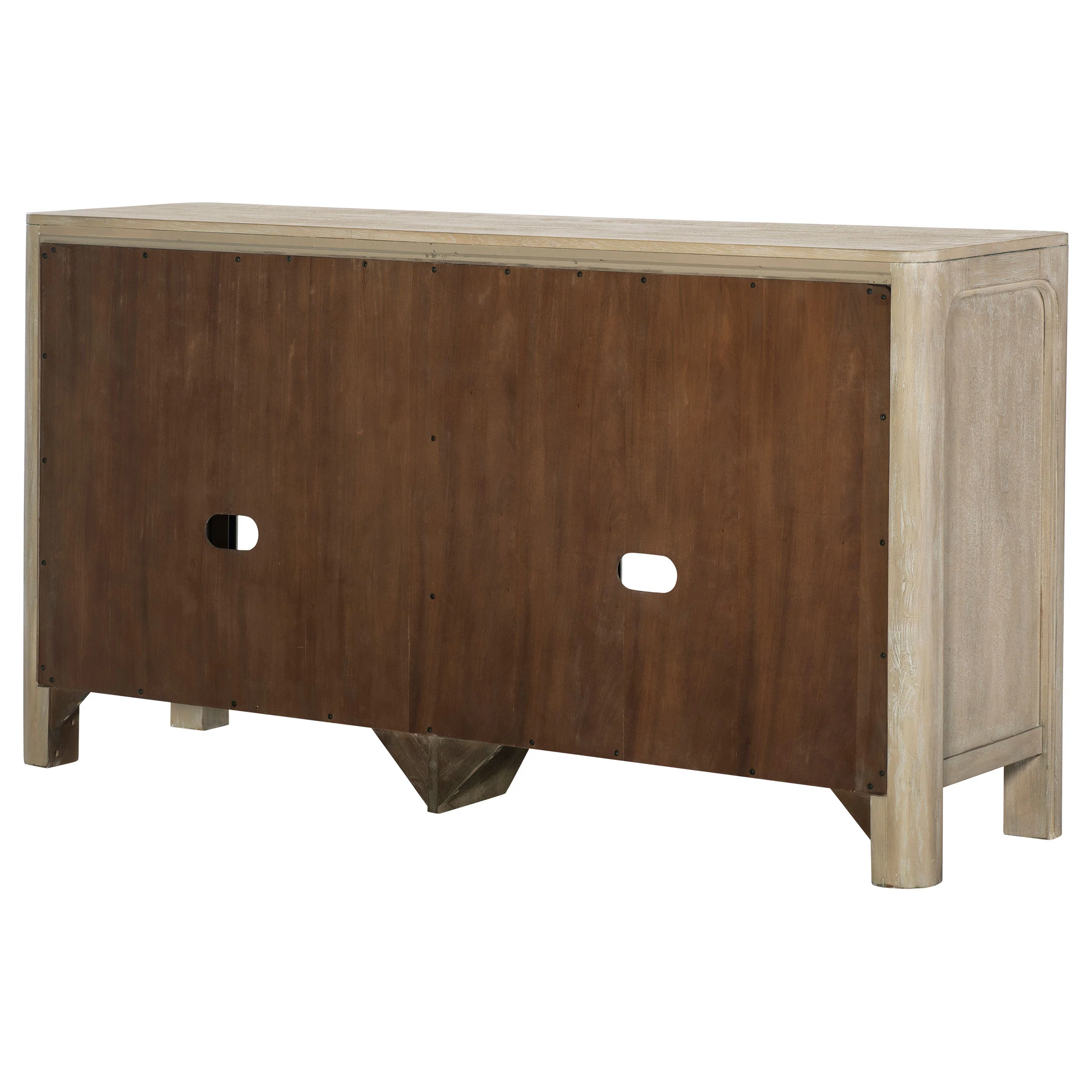 Solano Sliding Door Dining Sideboard, Weathered Mango - Image 11
