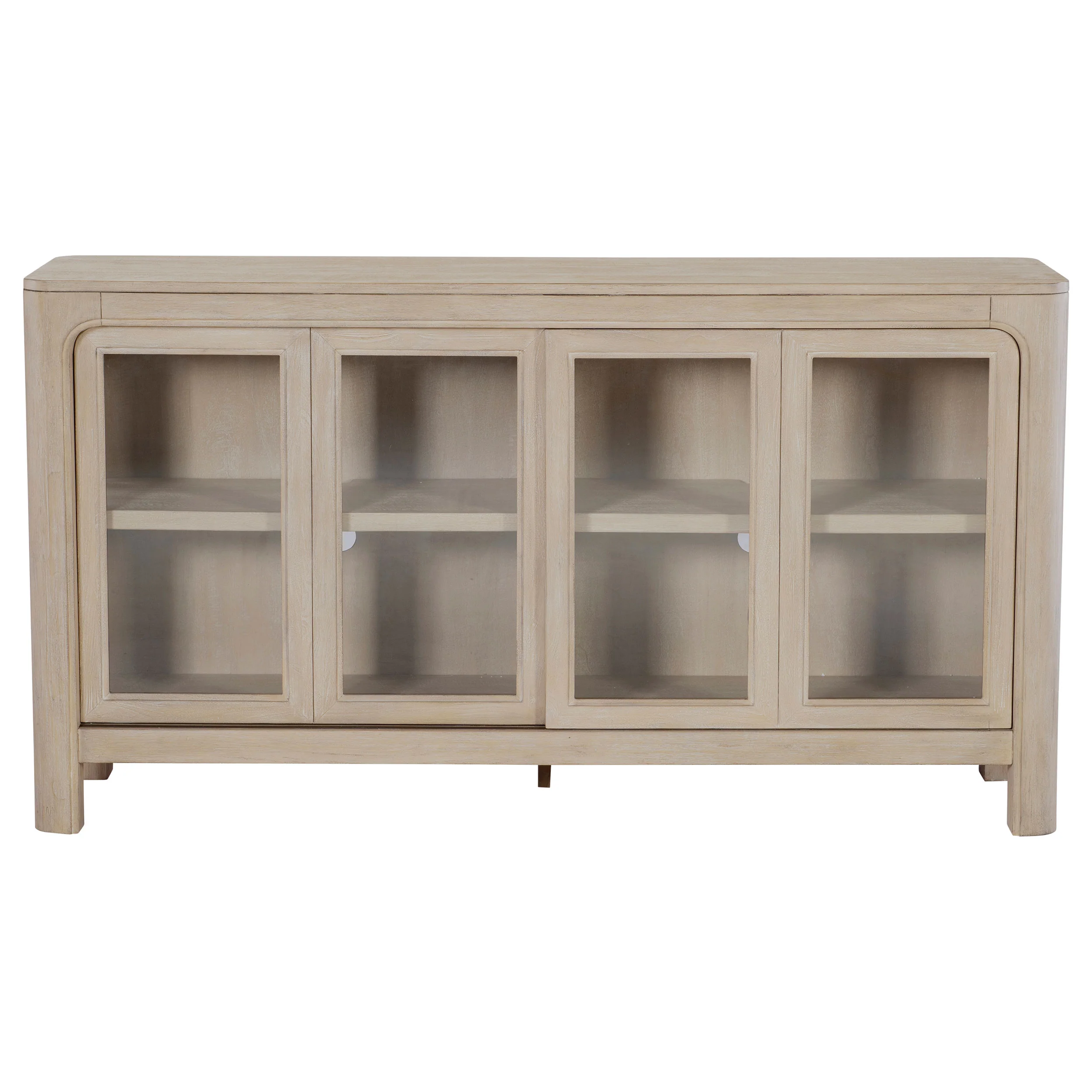 Solano Sliding Door Dining Sideboard, Weathered Mango - Image 3