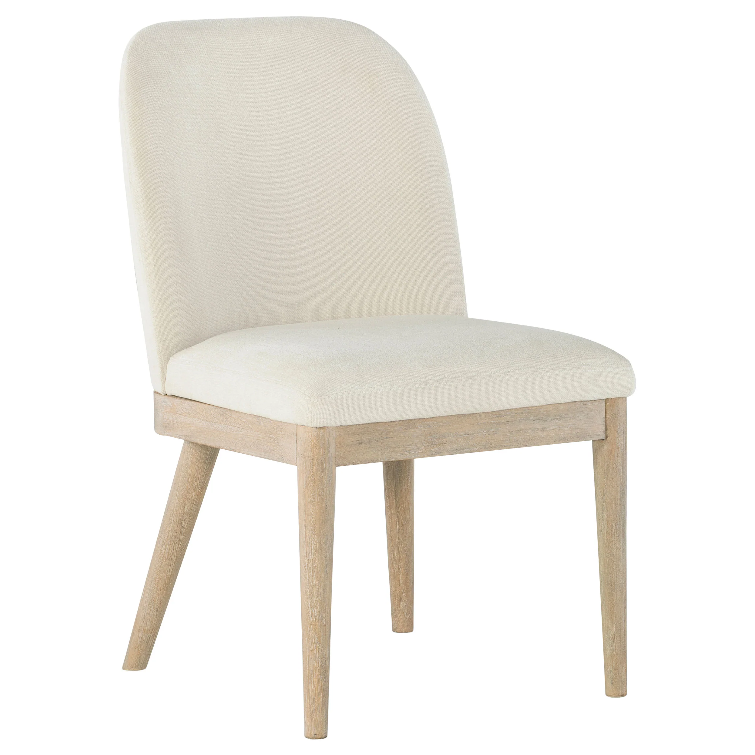 Solano Upholstered Dining Side Chair, Beige (Set of 2) - Image 2