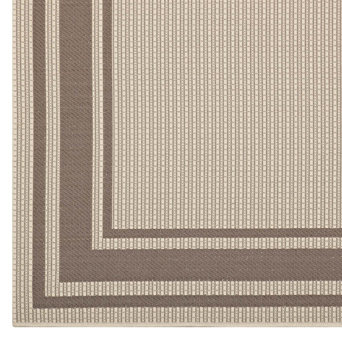 Solid Border Indoor and Outdoor Area Rug for Home, Patio and High-Traffic Spaces - Image 9