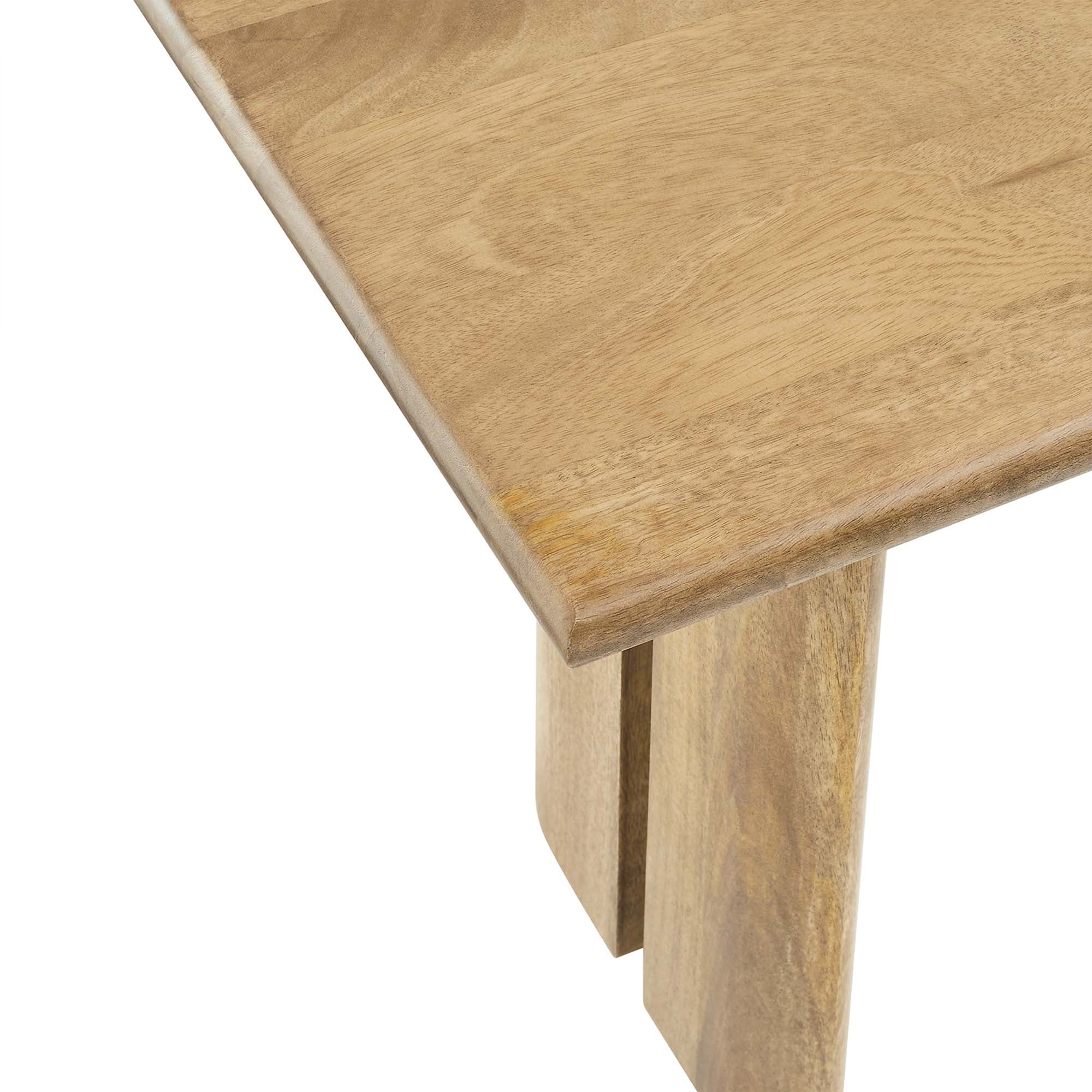 Solid Mango Wood Dining Bench with Modern Farmhouse Design - Image 30