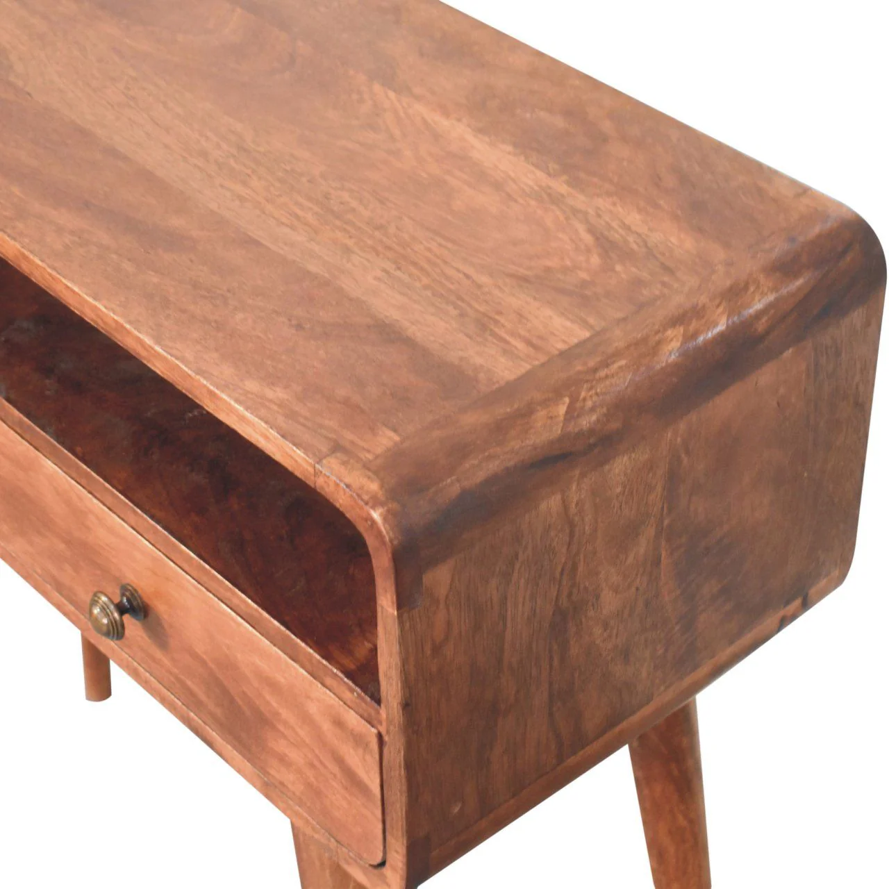 Solid Wood Curved Console Table - Image 21