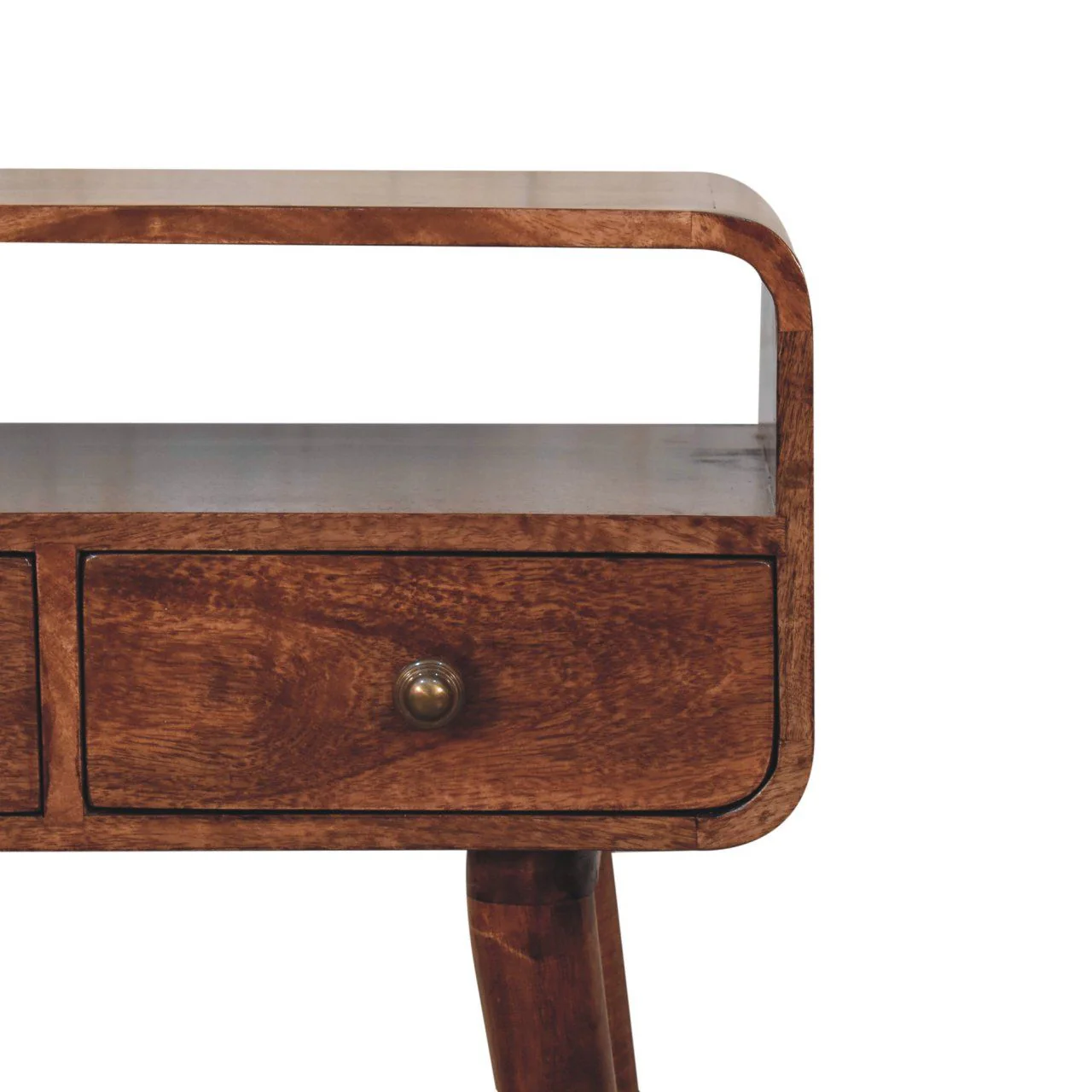 Solid Wood Curved Console Table - Image 31