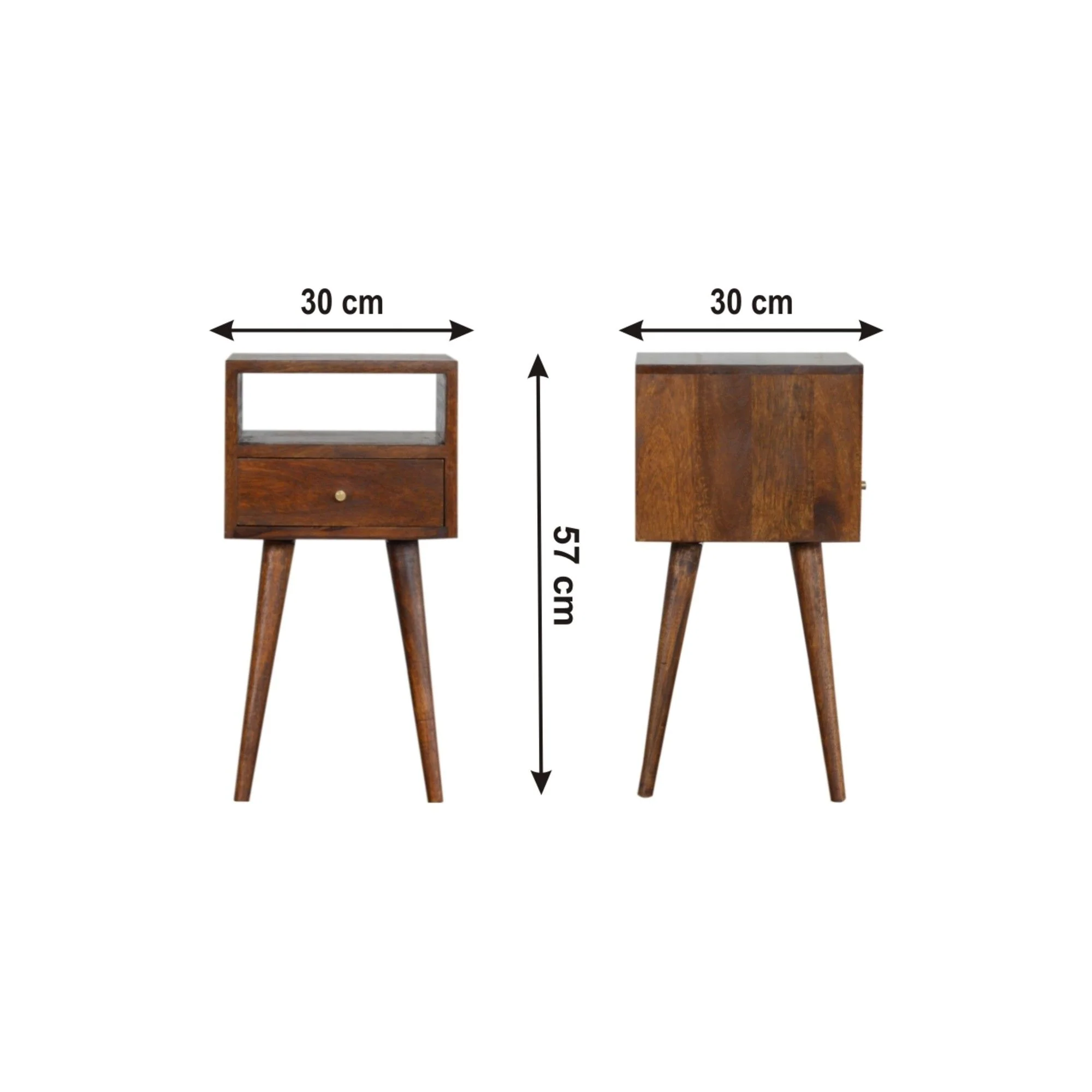 Solid Wood Mini Nightstand - Image 16