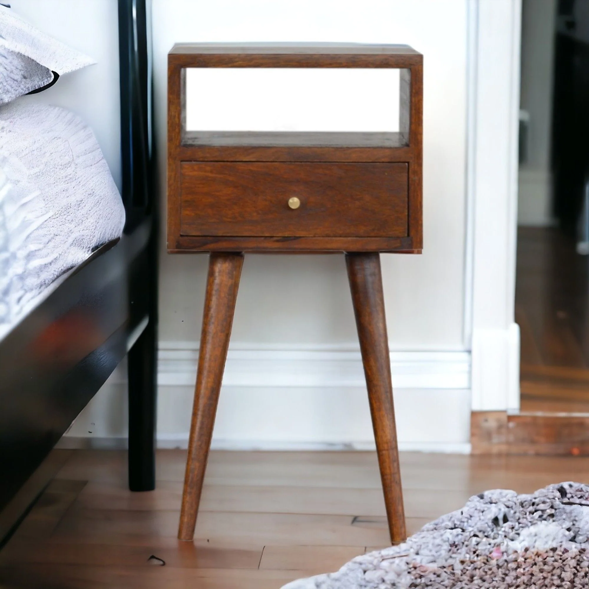 Solid Wood Mini Nightstand - Image 6