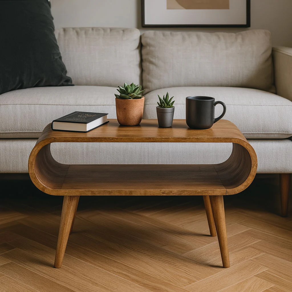 Solid Wood Open Coffee Table - Image 2