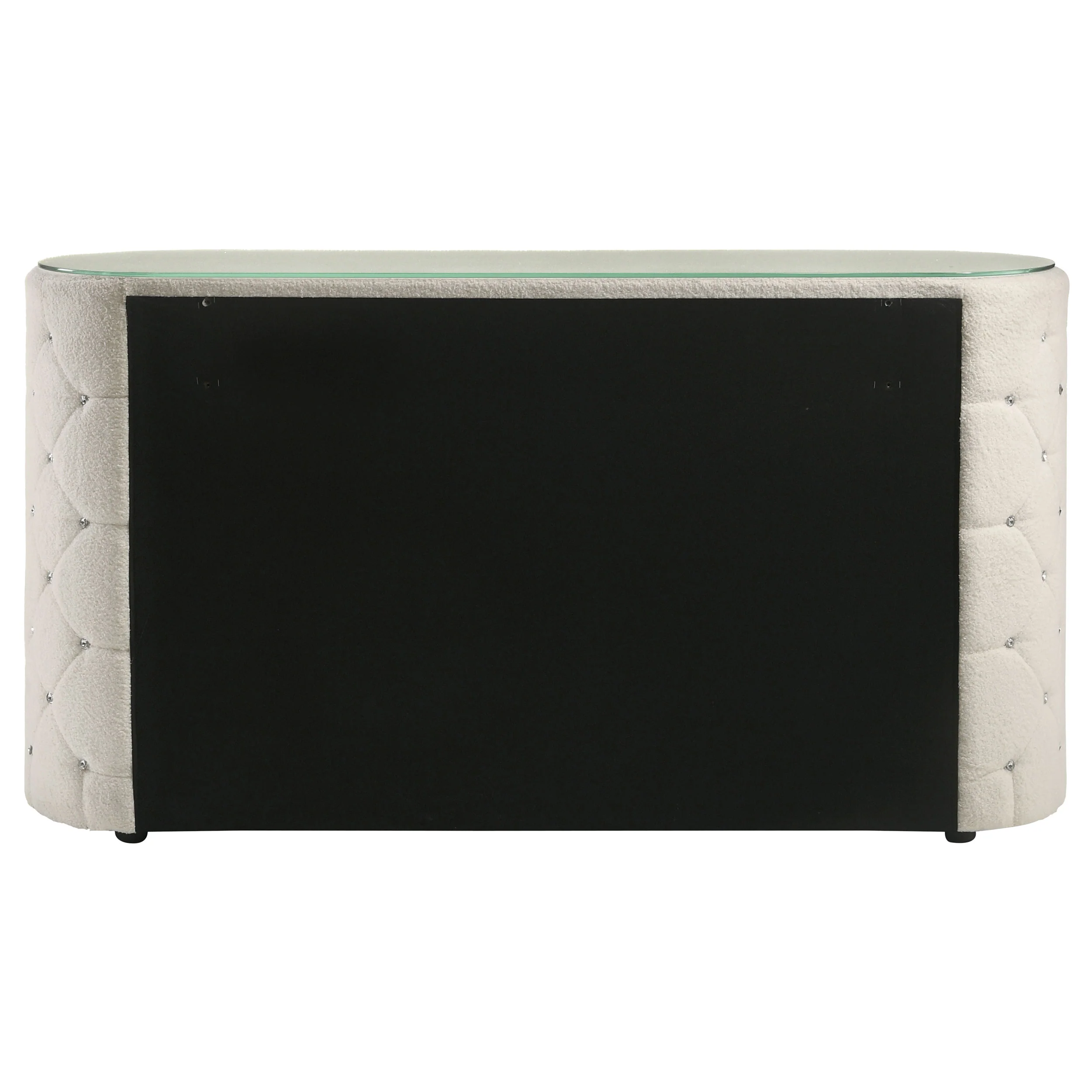 Sonya 6-Drawer Upholstered Dresser in Ivory Bouclé - Image 7