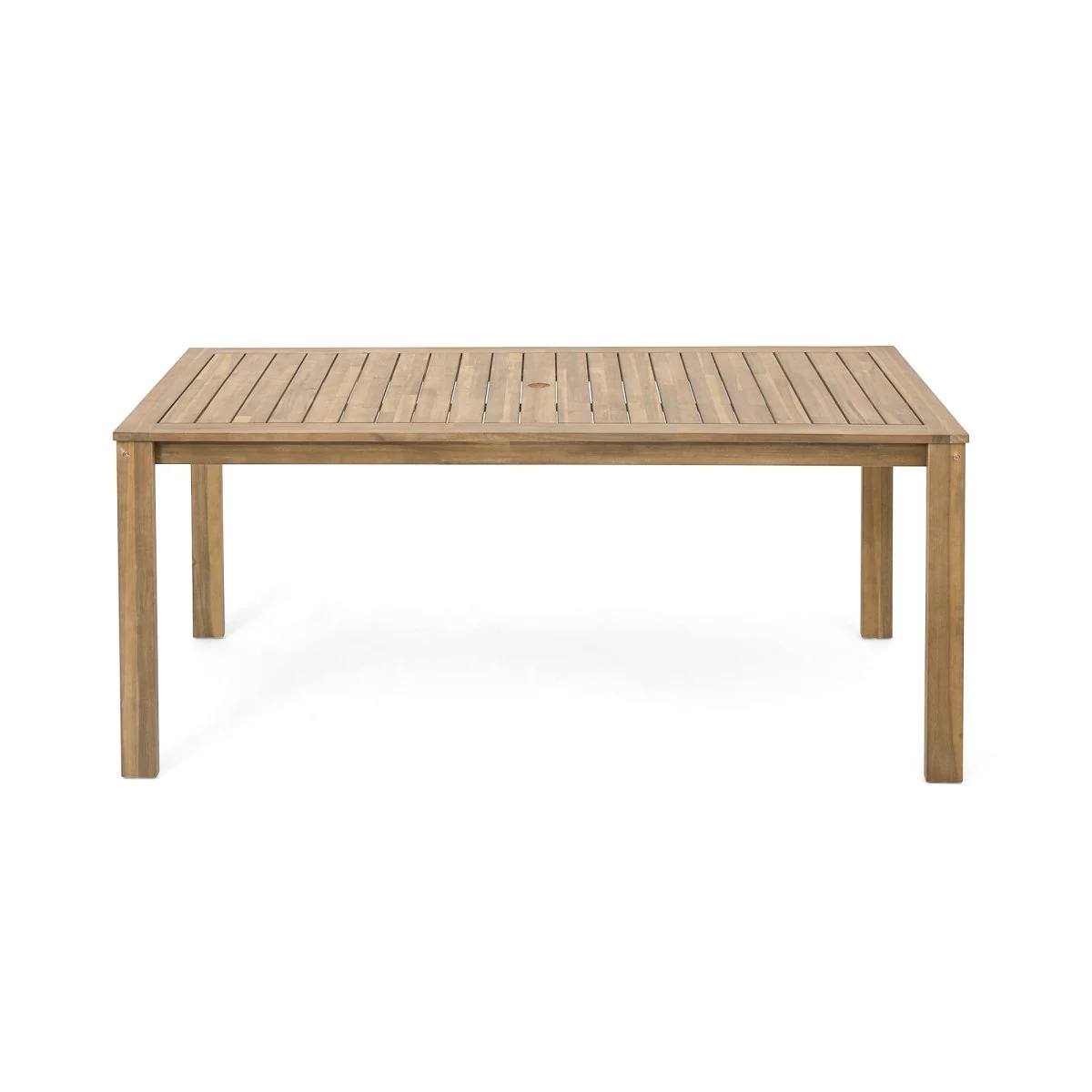Sorelle 7-Piece Acacia Patio Dining Set with Cushions in Light Teak - Image 6