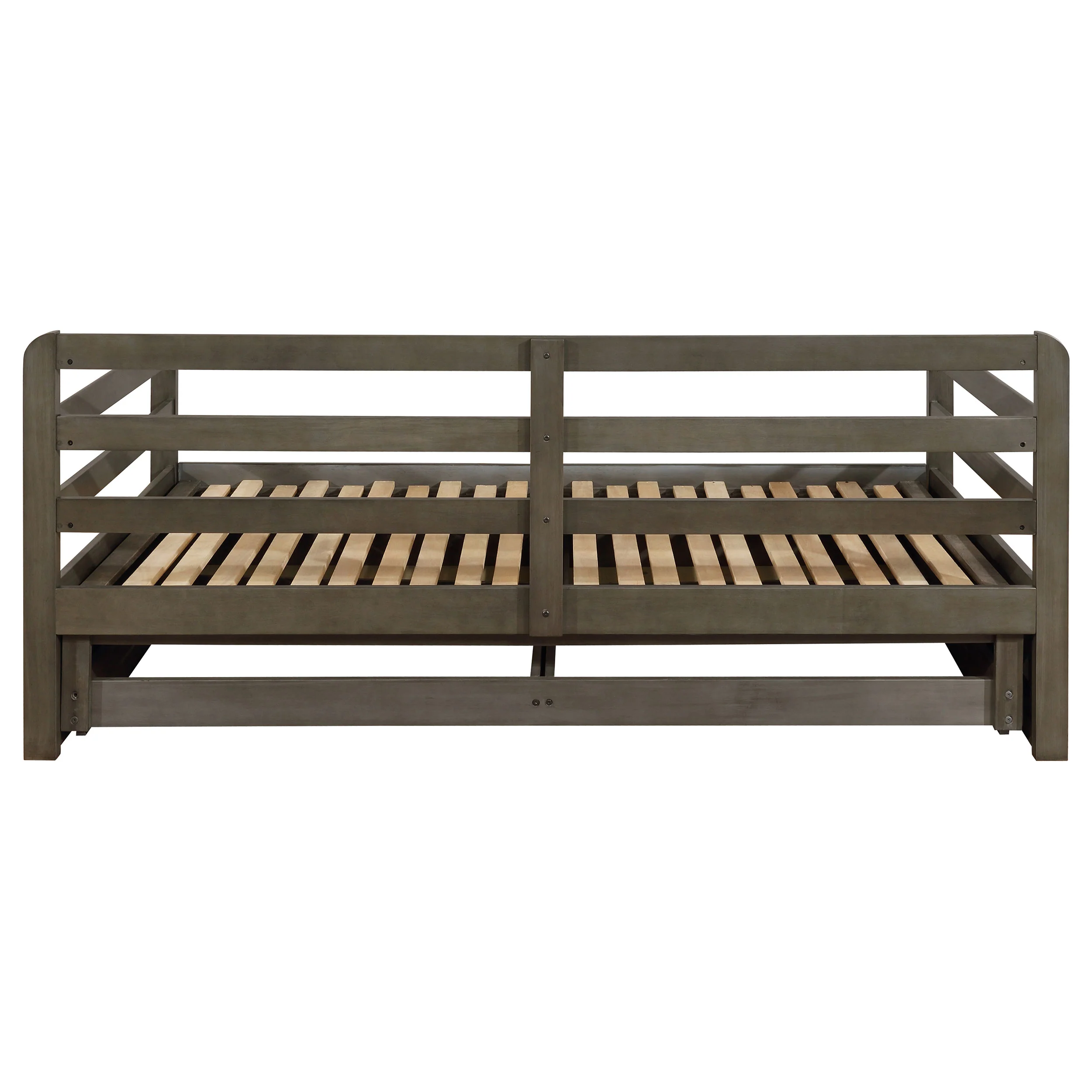 Sorrento Twin XL Daybed with Trundle and Drawers, Grey - Image 14