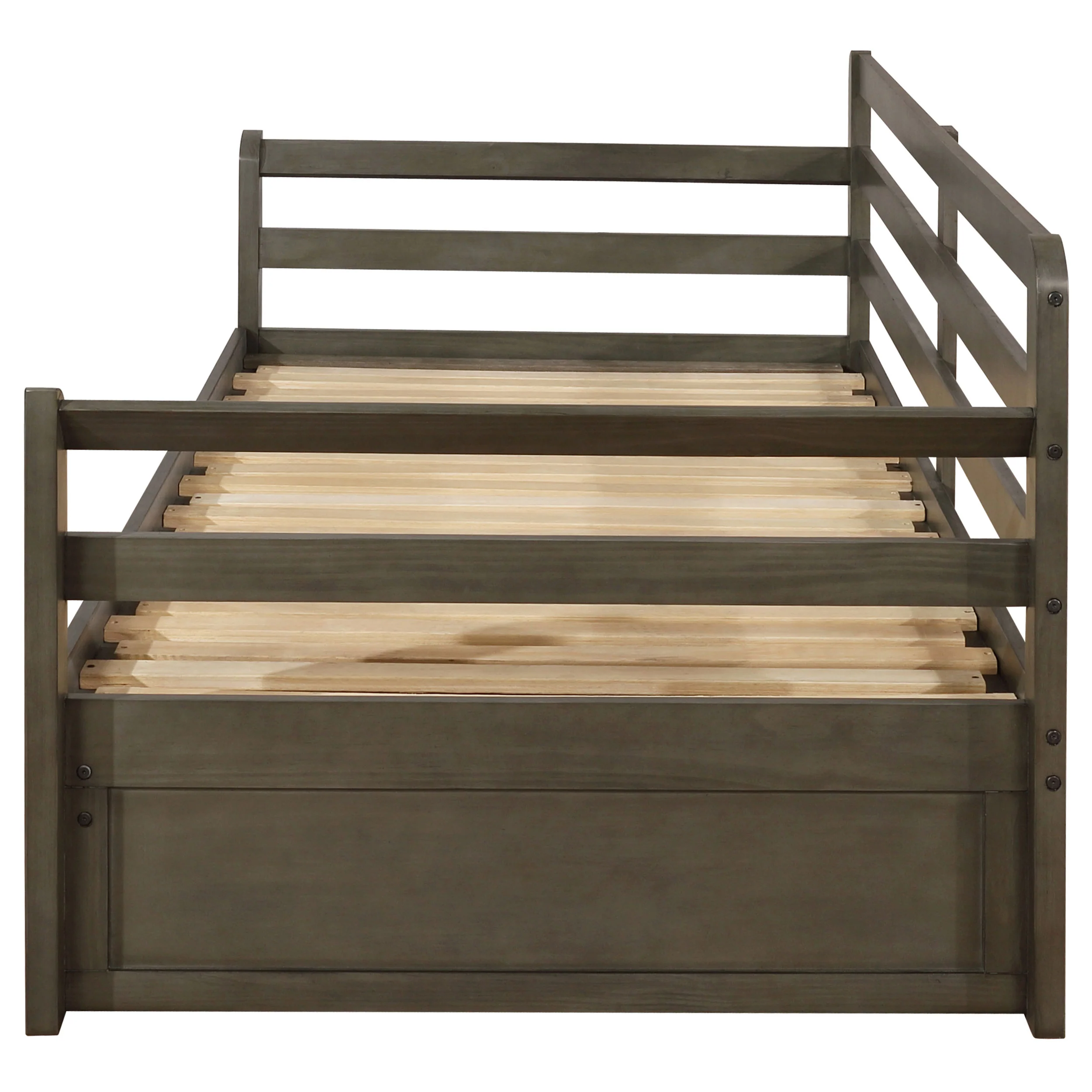 Sorrento Twin XL Daybed with Trundle and Drawers, Grey - Image 9